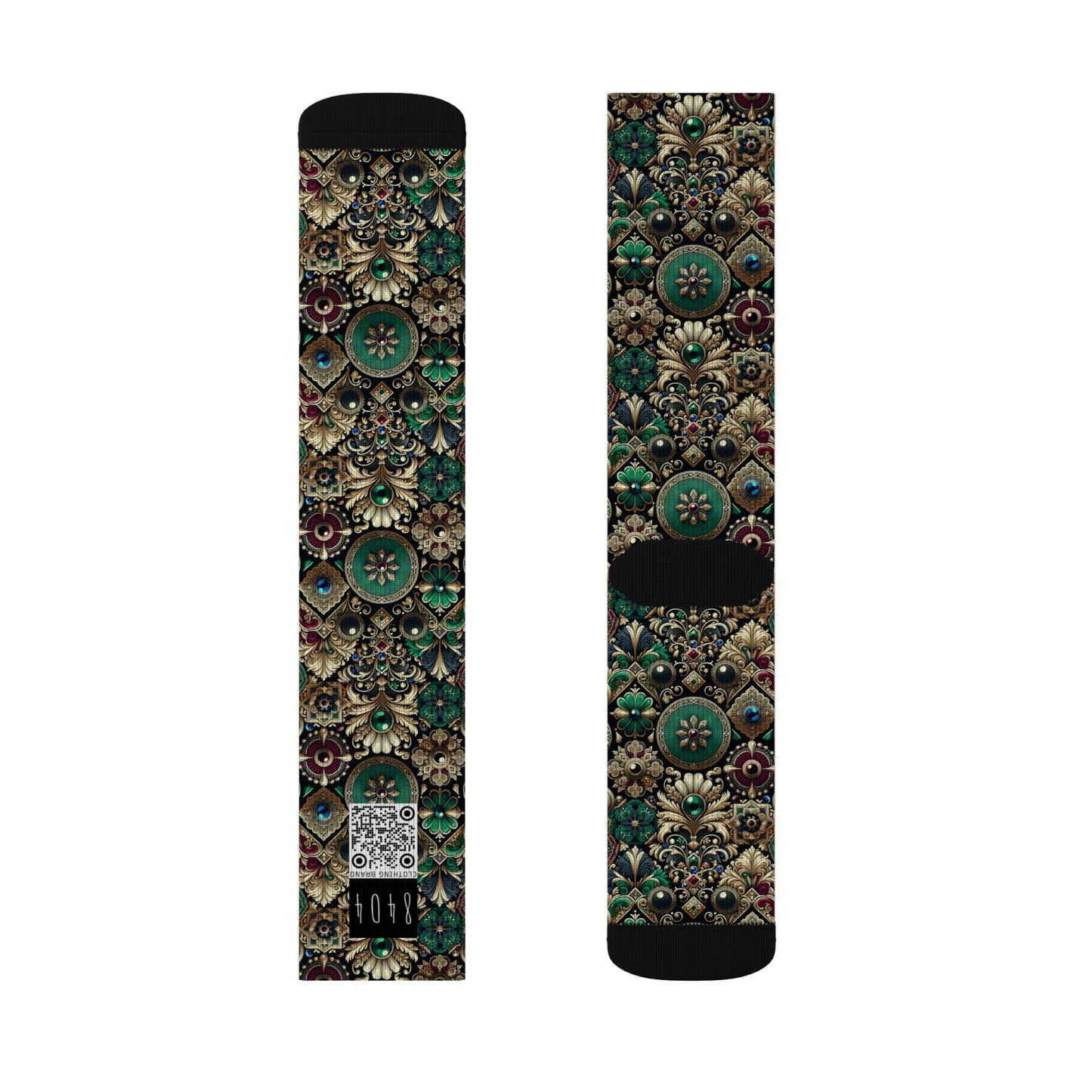Neo-Dandyism Modern Dandy Streetwear Sublimation Socks - 8404 Design-54