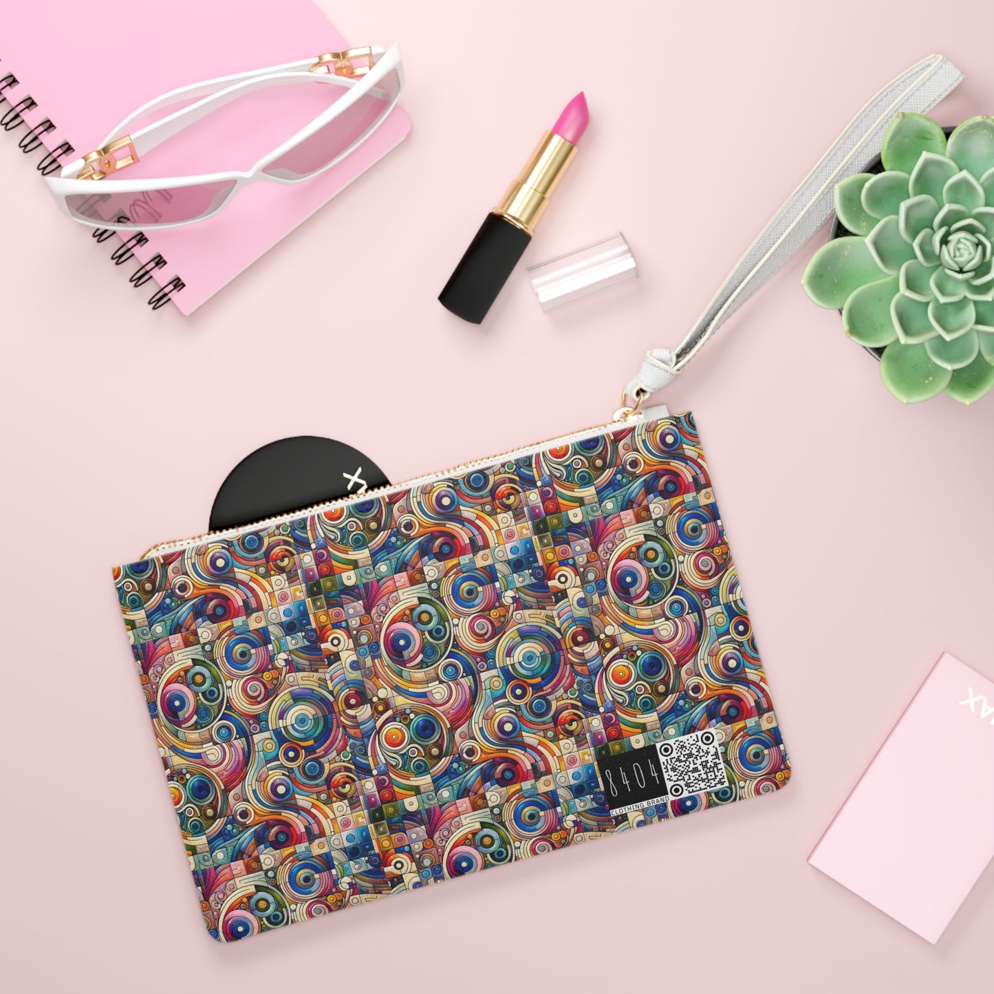 Digital Artistic Expression Artistic Streetwear Clutch Bag - 8404 Design-49