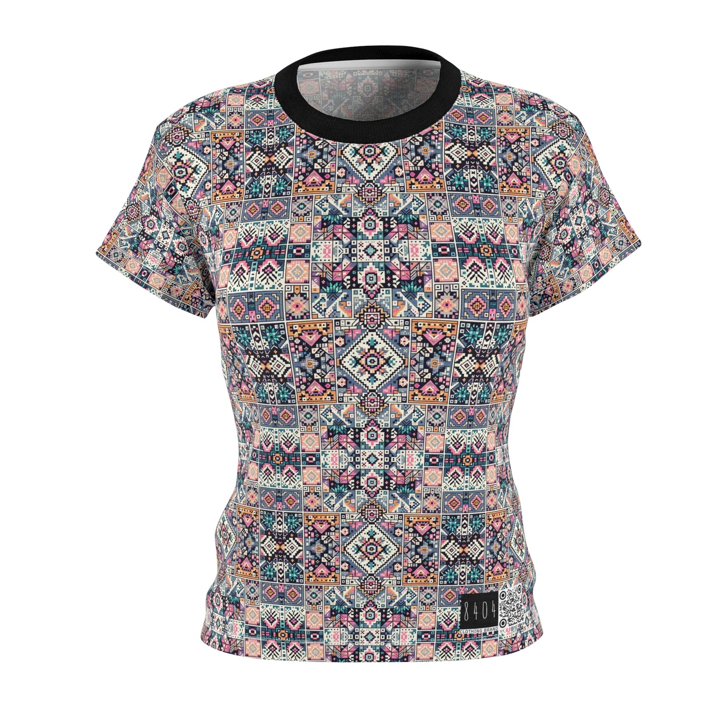 Digital Artisanal Fusion Digital Artisanal Women's Cut & Sew Tee - 8404 Design-65