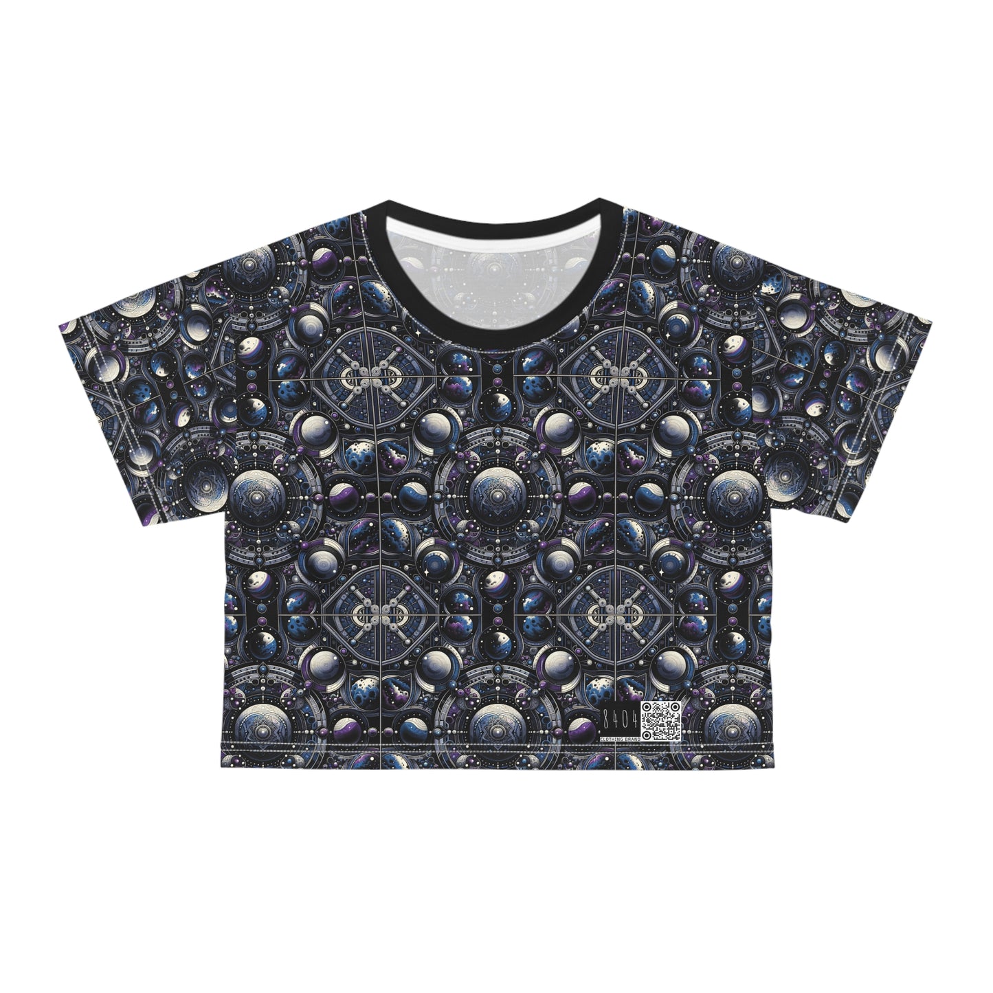 Tech Astronaut Tech-Forward Streetwear Meets Space Exploration Crop Tee - 8404 Design-46