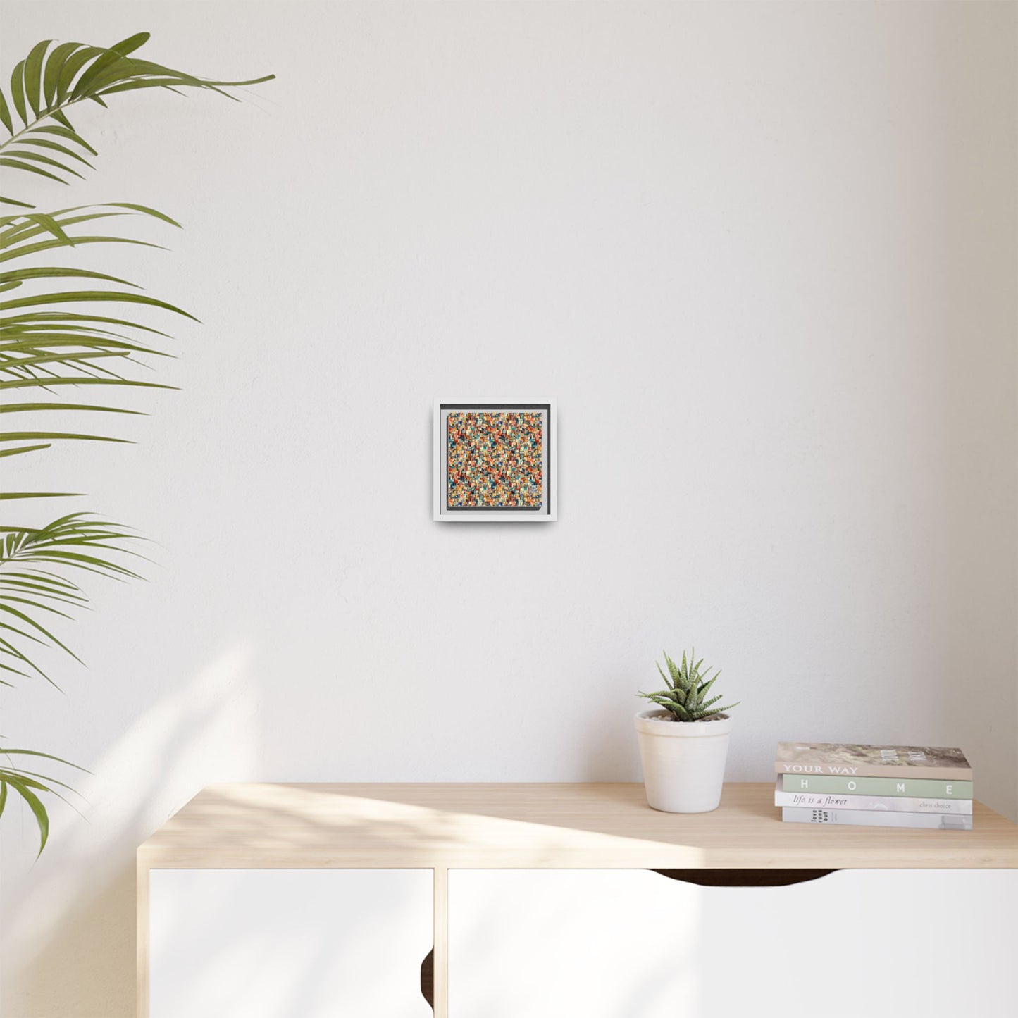 Digital Artistic Expression Artistic Streetwear Matte Canvas, Framed (multi-Color) - 8404 Design-46 B