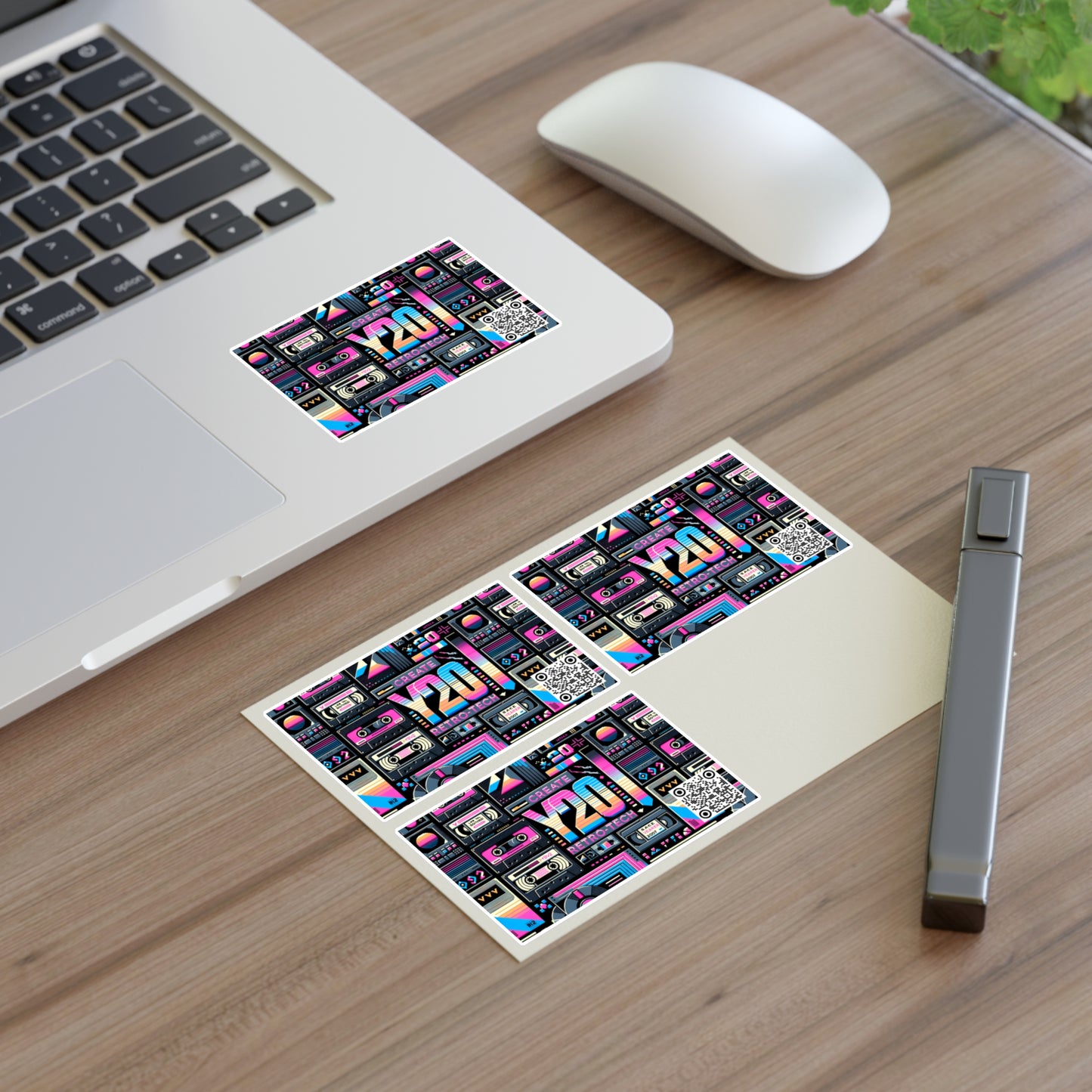 Digital Nostalgia Tech-Inspired Retro Fusion Sticker Sheets - 8404 Design-65