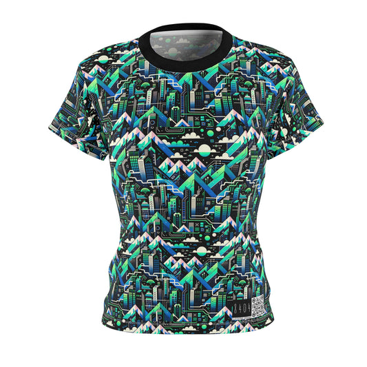 Digital Adventure Graphics Digital Explorer Women's Cut & Sew Tee - 8404 Design-55