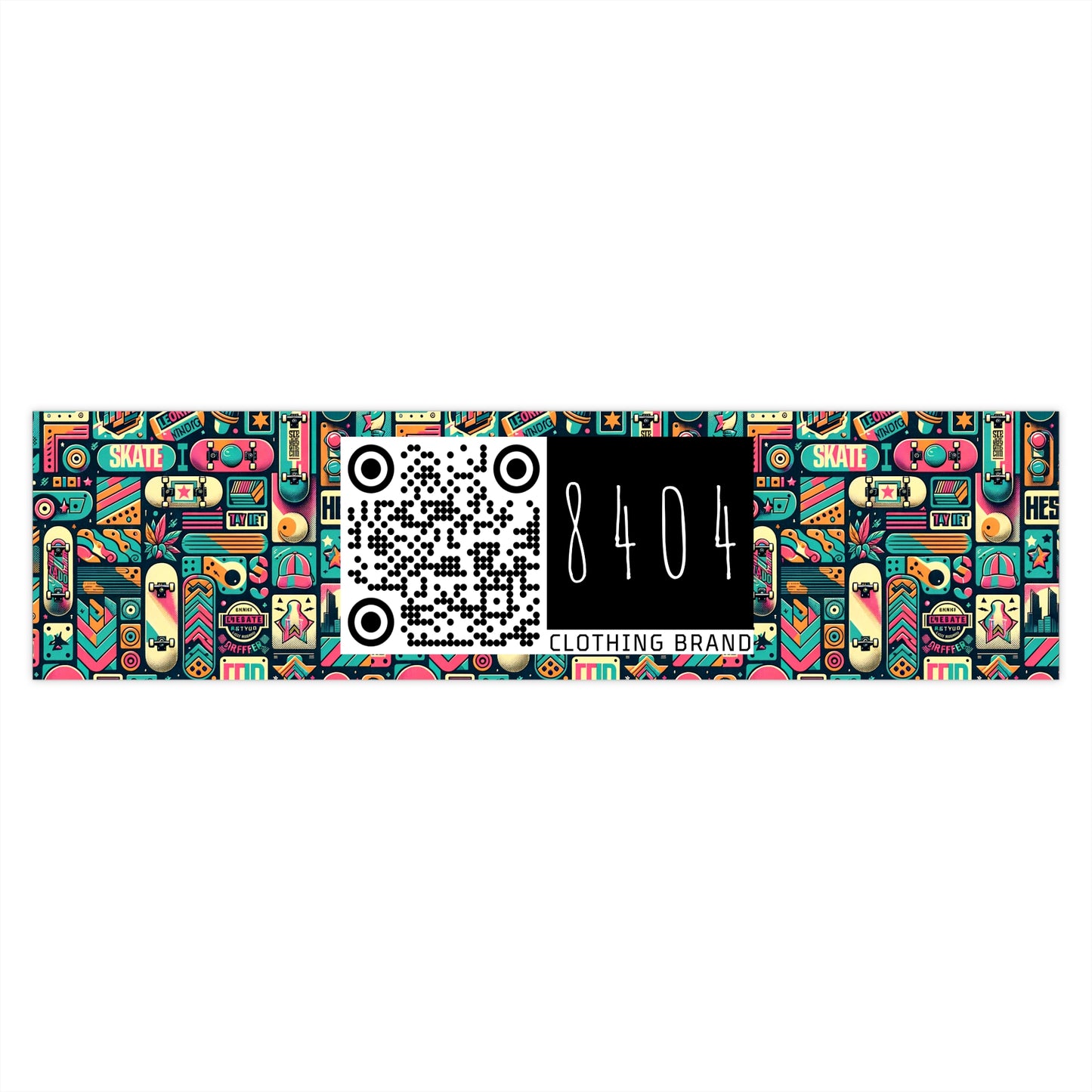 Skate Culture Revival Urban Retro Cool Bumper Sticker - 8404 Design-61