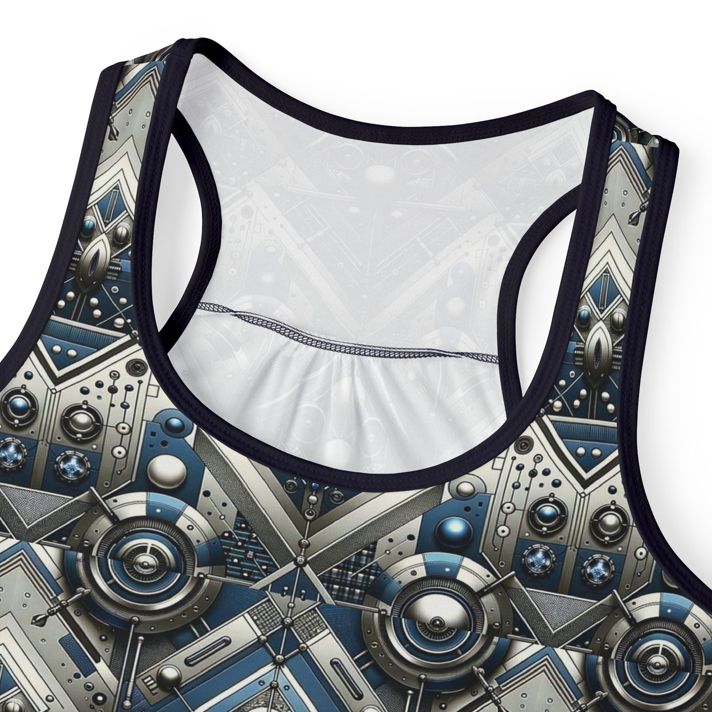 Tech Utility Fusion Tech-Forward Utility With a Futuristic Edge Women's Tank Top - 8404 Design-63