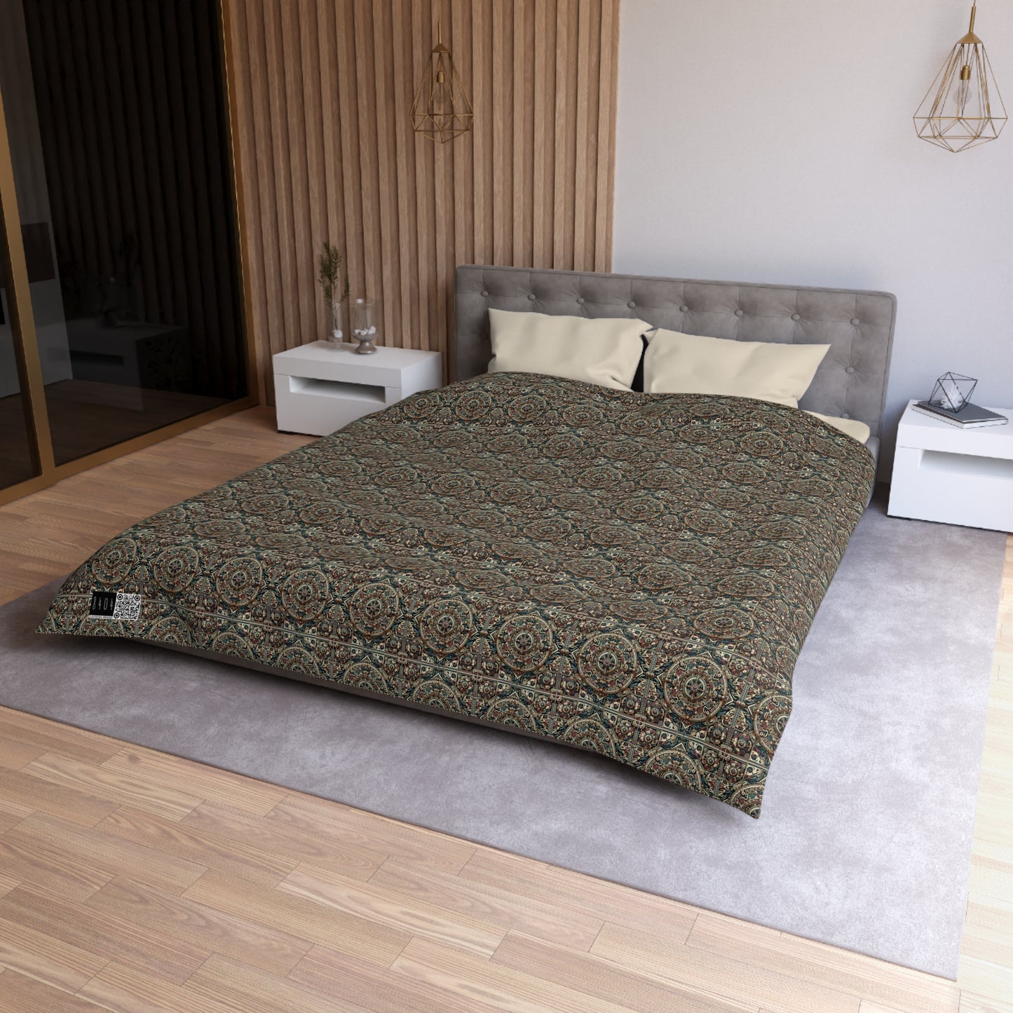Urban Renaissance Historical Fusion With Street Edge Microfiber Duvet Cover - 8404 Design-57