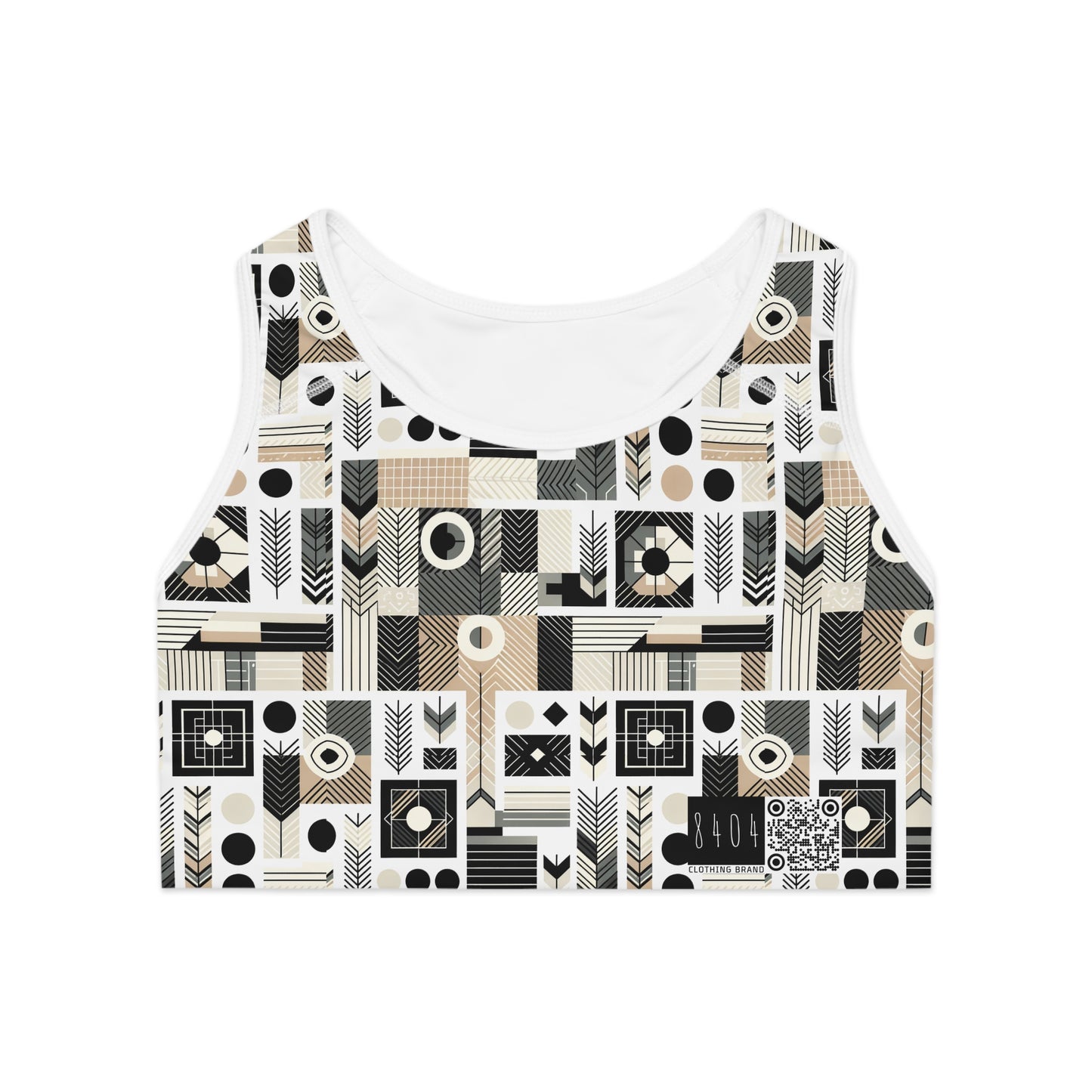 Elevated Athleisure Modern Sophistication With Sporty Elements Sports Bra - 8404 Design-57