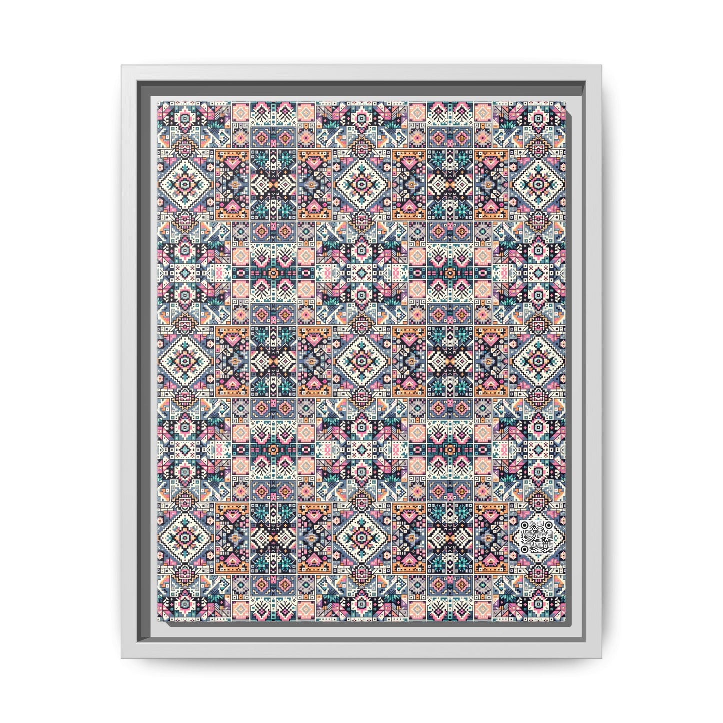 Matte Canvas, Framed (multi-Color) - 8404 Design-01
