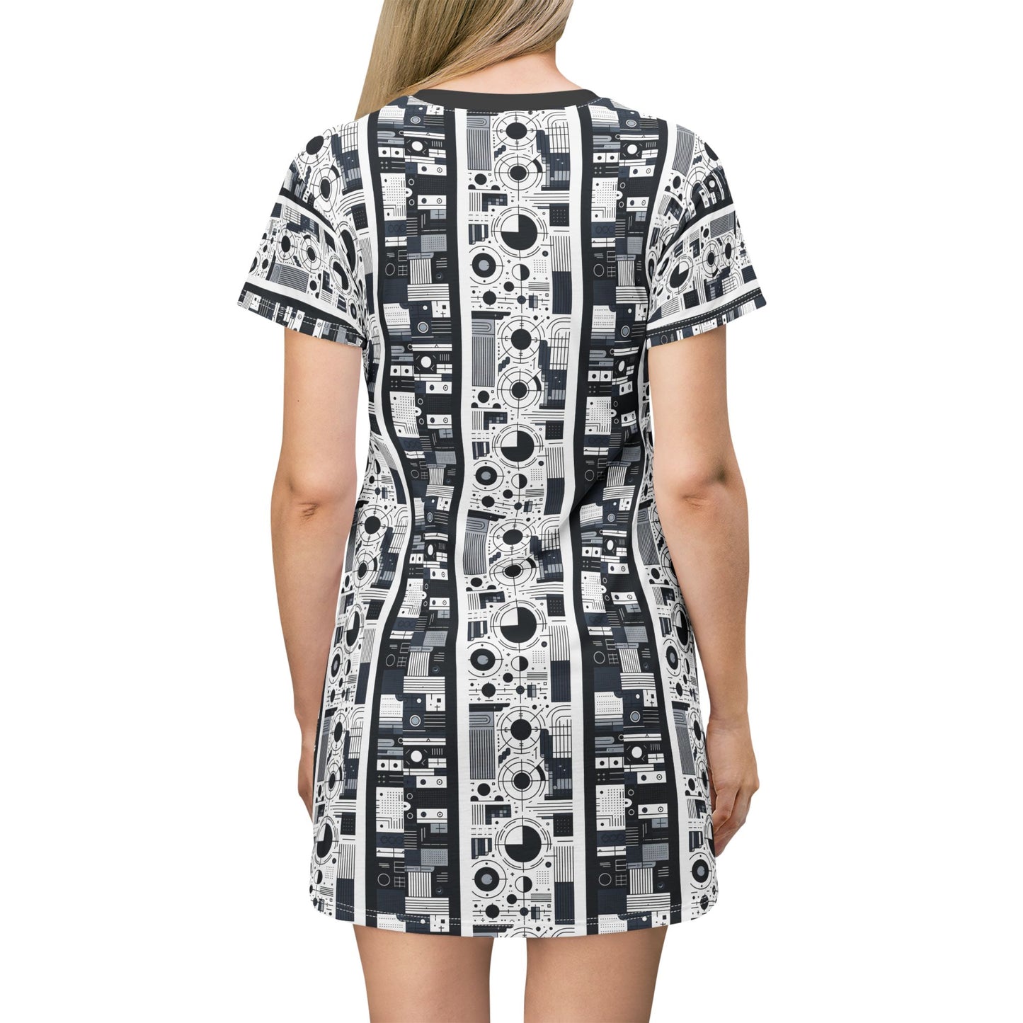 Minimalist Athleisure Minimalist Tech T-Shirt Dress - 8404 Design-54