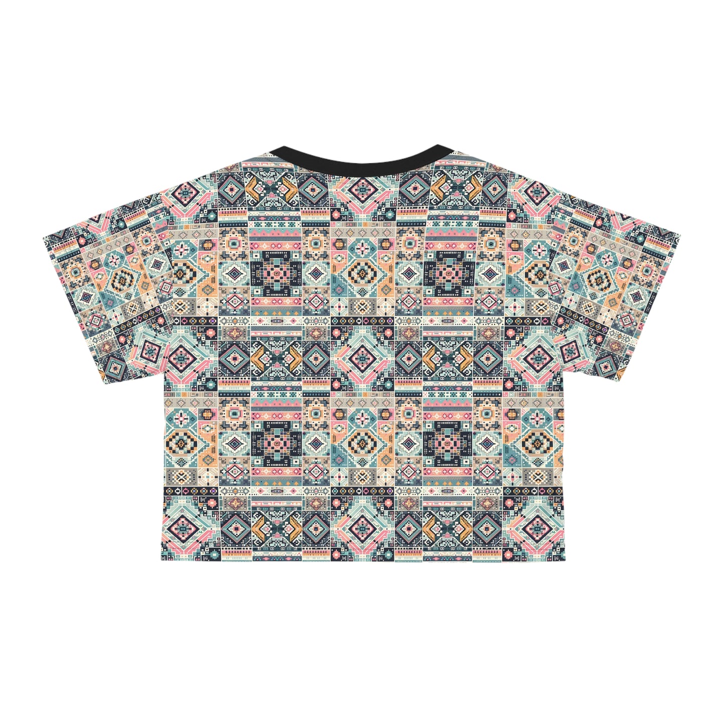 Digital Artisanal Fusion Digital Artisanal Crop Tee - 8404 Design-55