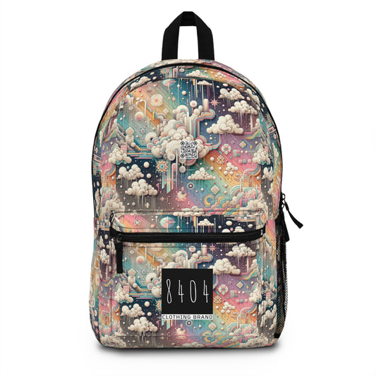 Digital Dreamland Whimsical and Nostalgic Streetwear With a Digital Twist Backpack - 8404 Design-52