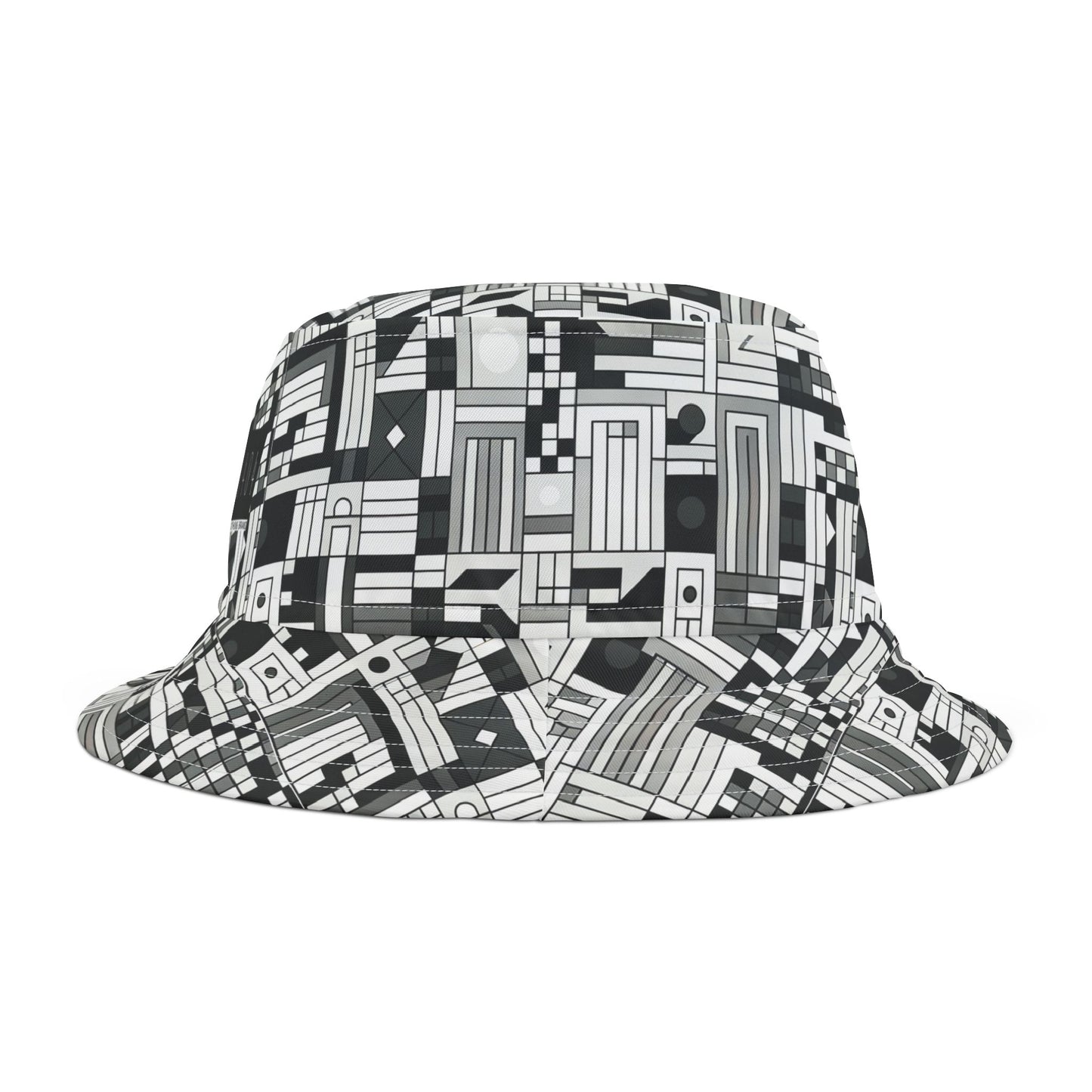 Digital Minimalism Minimalist Tech Bucket Hat - 8404 Design-43