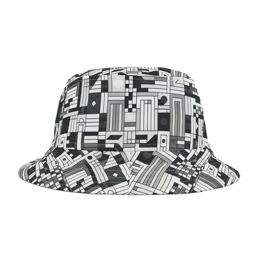 Digital Minimalism Minimalist Tech Bucket Hat - 8404 Design-43