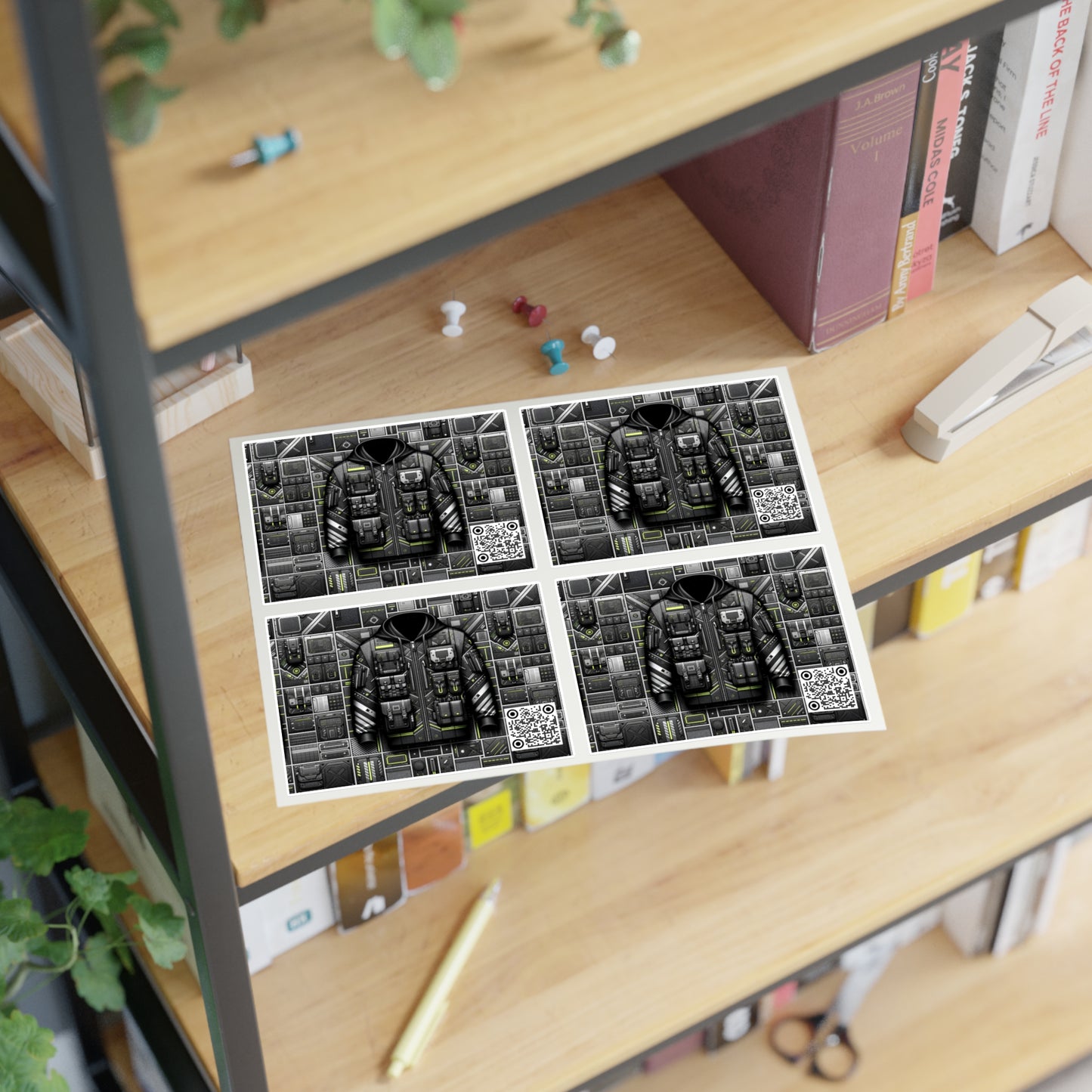 Tech Utility Futuristic Utility Sticker Sheets - 8404 Design-61