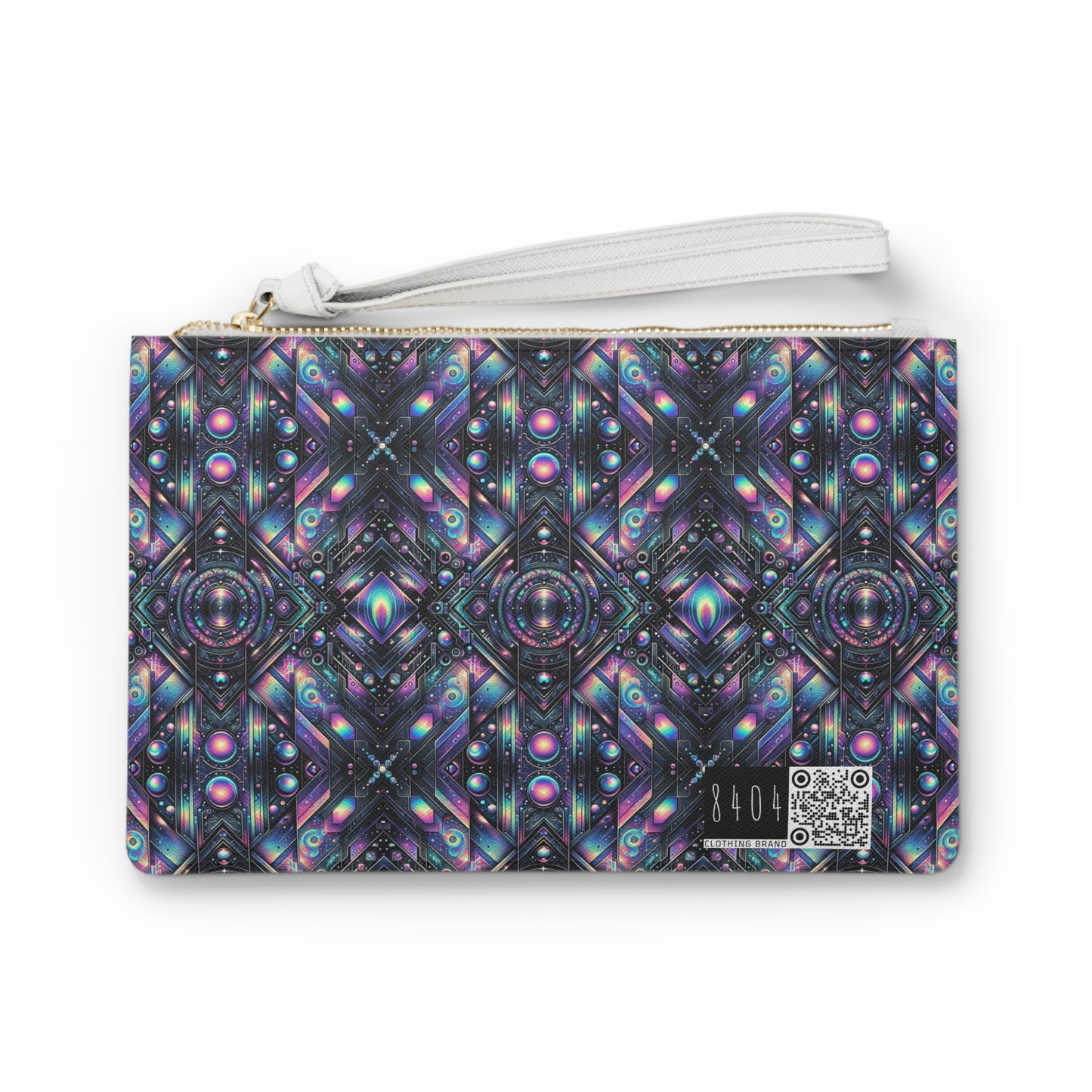 Galactic Hues Tech-Forward Cosmic Fusion Clutch Bag - 8404 Design-58