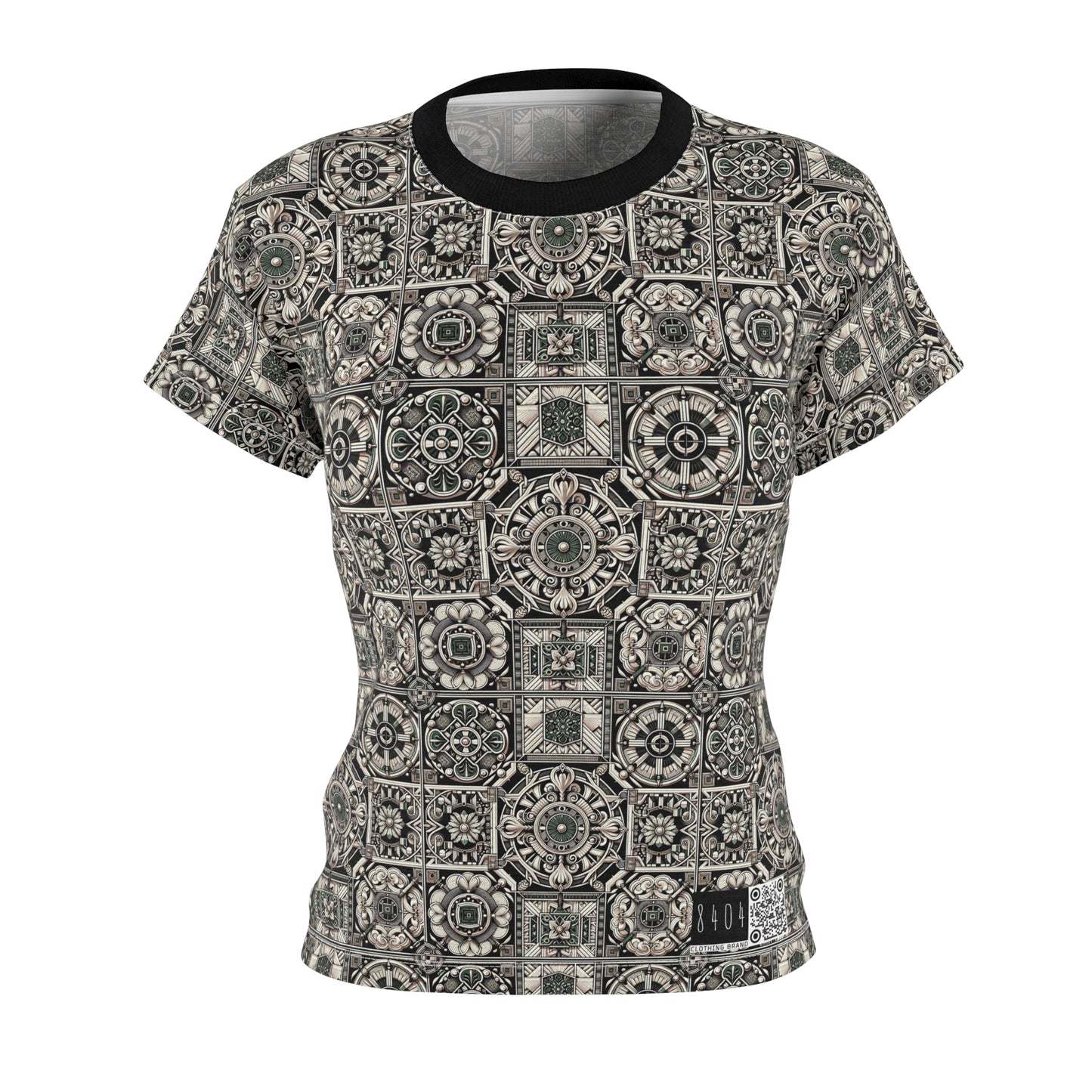 Cyber Garden Party Tech Garden Extravaganza Women's Cut & Sew Tee - 8404 Design-45