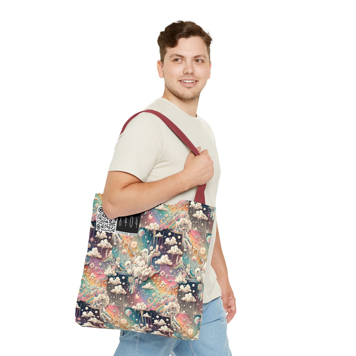 Digital Dreamland Whimsical and Nostalgic Streetwear With a Digital Twist Tote Bag - 8404 Design-52