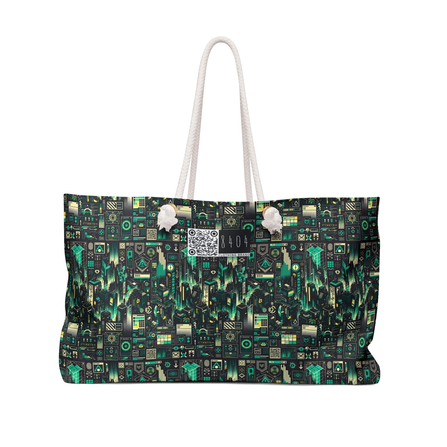 Digital Dystopia Tech Noir Weekender Bag - 8404 Design-63