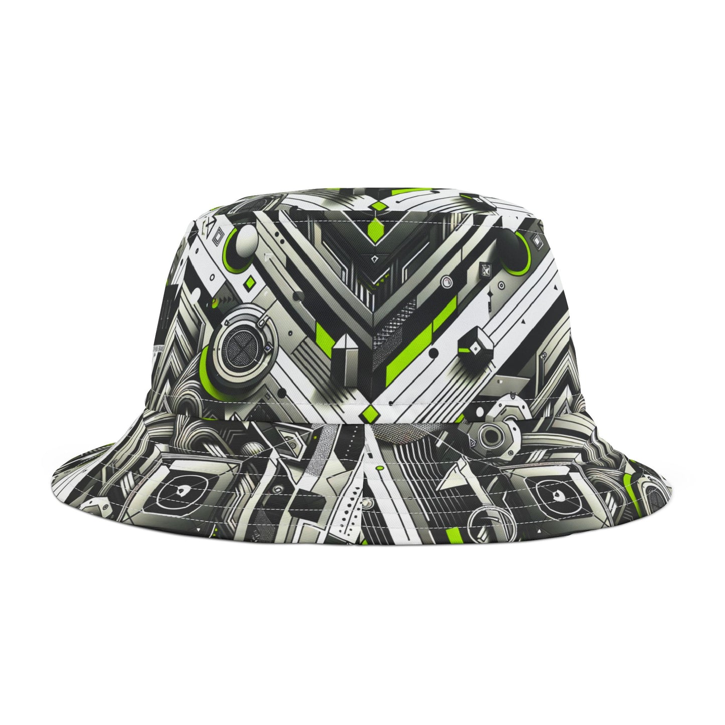 Elevated Sporty Tech Tech-Forward Streetwear Bucket Hat - 8404 Design-70