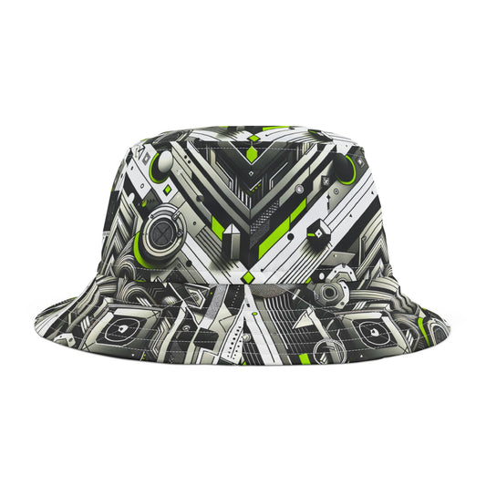 Elevated Sporty Tech Tech-Forward Streetwear Bucket Hat - 8404 Design-70