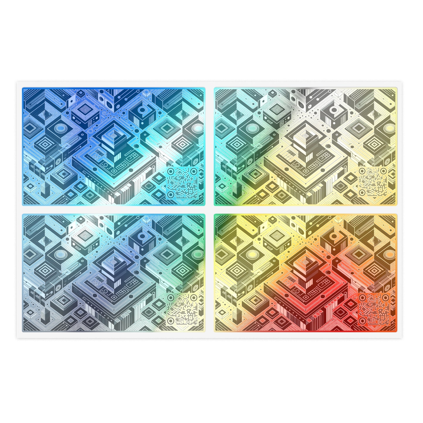 Tech-Forward Athleisure Sleek Tech Aesthetic Sticker Sheets - 8404 Design-37
