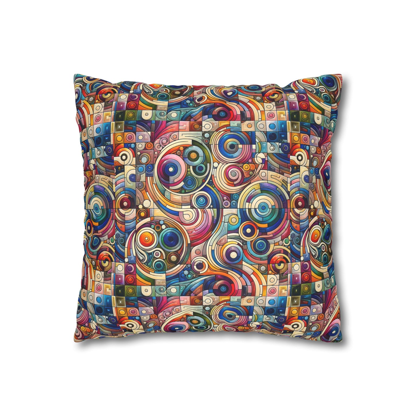 Digital Artistic Expression Artistic Streetwear Faux Suede Square Pillowcase - 8404 Design-49