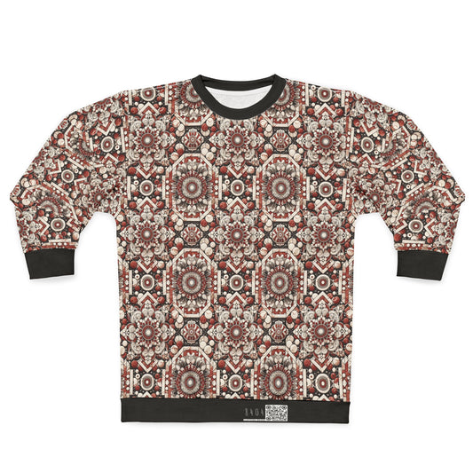 Neo Jomon Sculptural Aesthetics Artisanal Streetwear Sweatshirt - 8404 Design-55