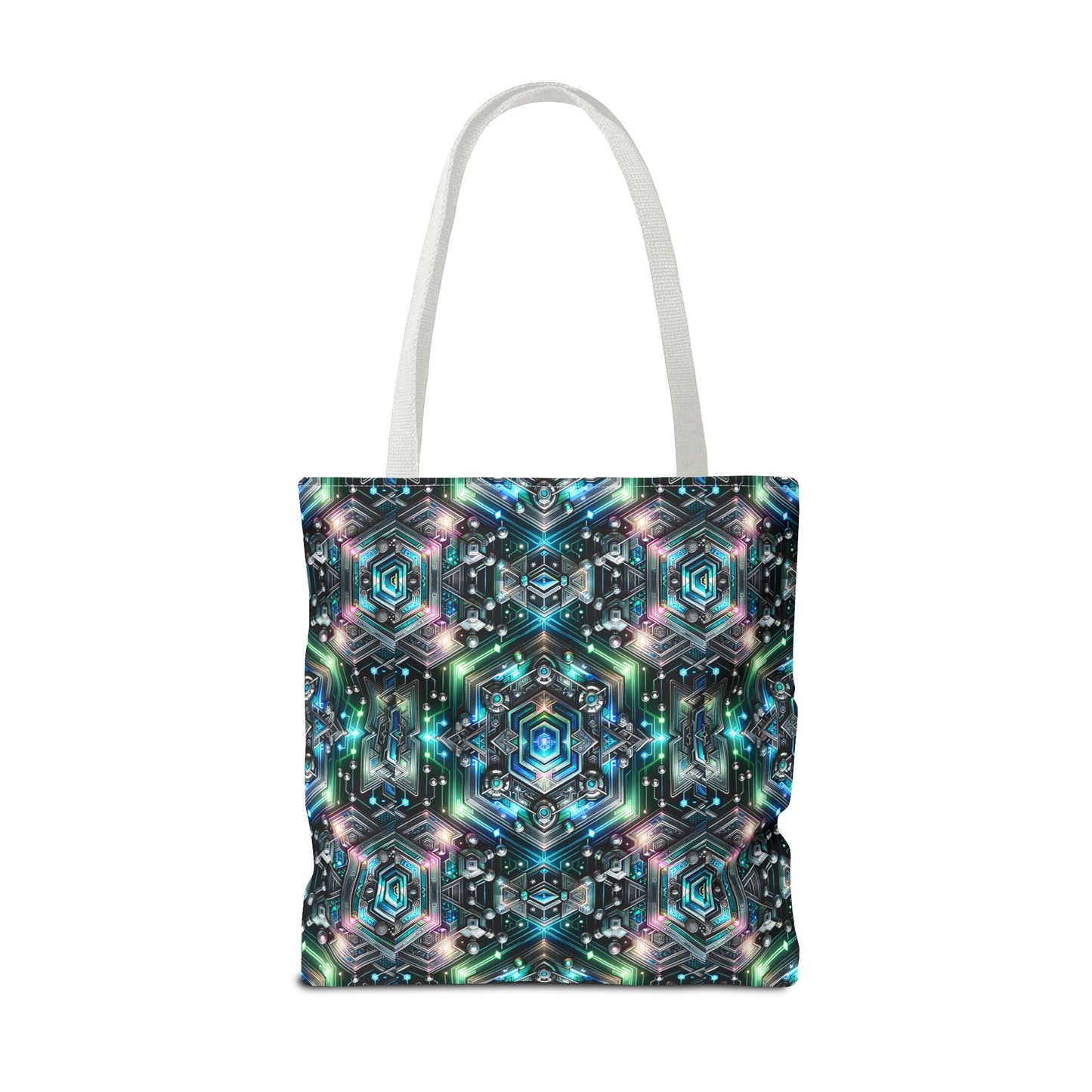 Tech-Infused Futurism Futuristic Tech Tote Bag - 8404 Design-63