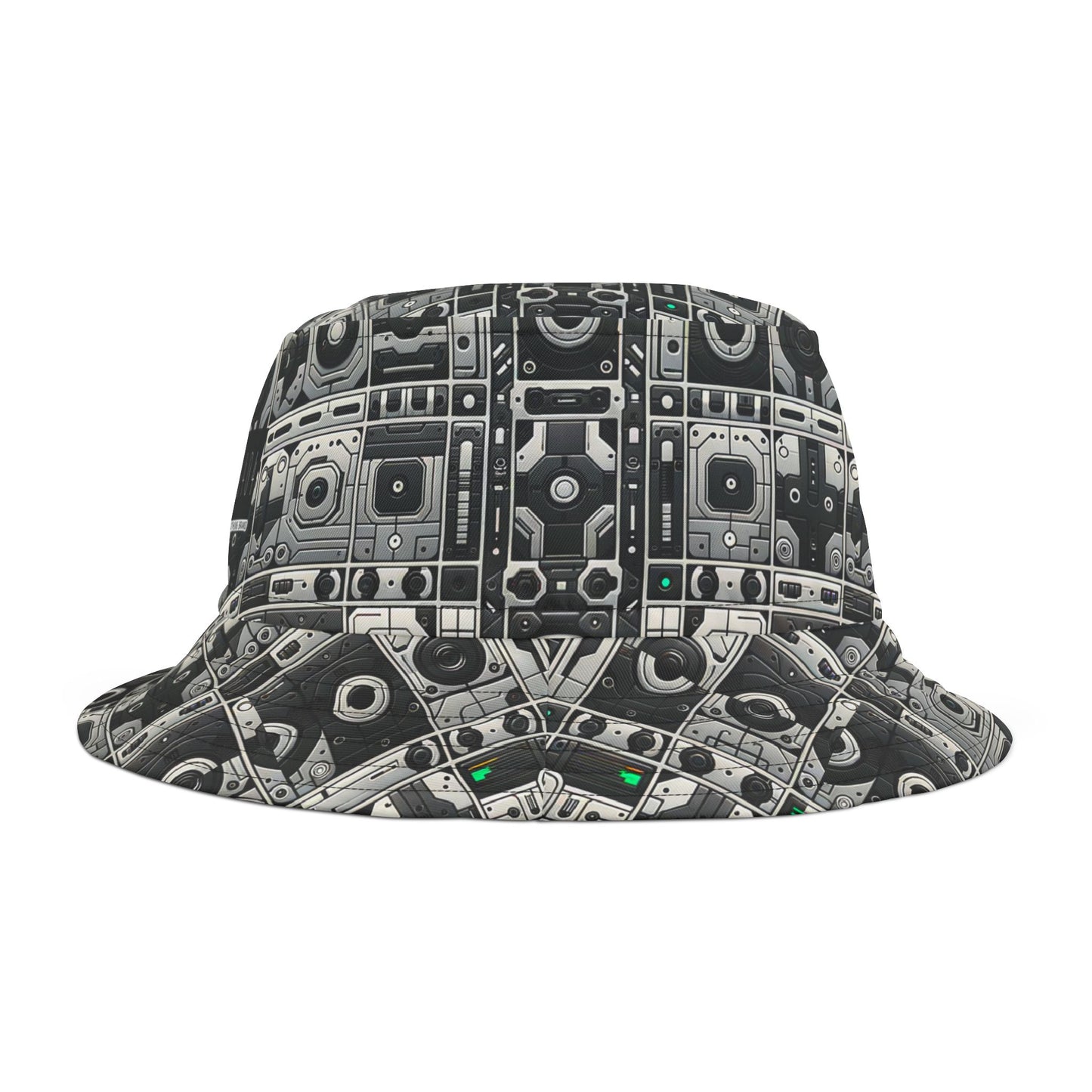 Tech Utility Aesthetics Tech-Forward Minimalism Bucket Hat - 8404 Design-60