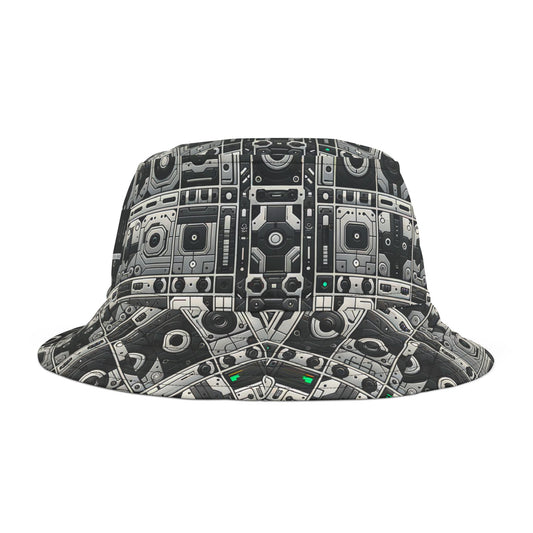 Tech Utility Aesthetics Tech-Forward Minimalism Bucket Hat - 8404 Design-60