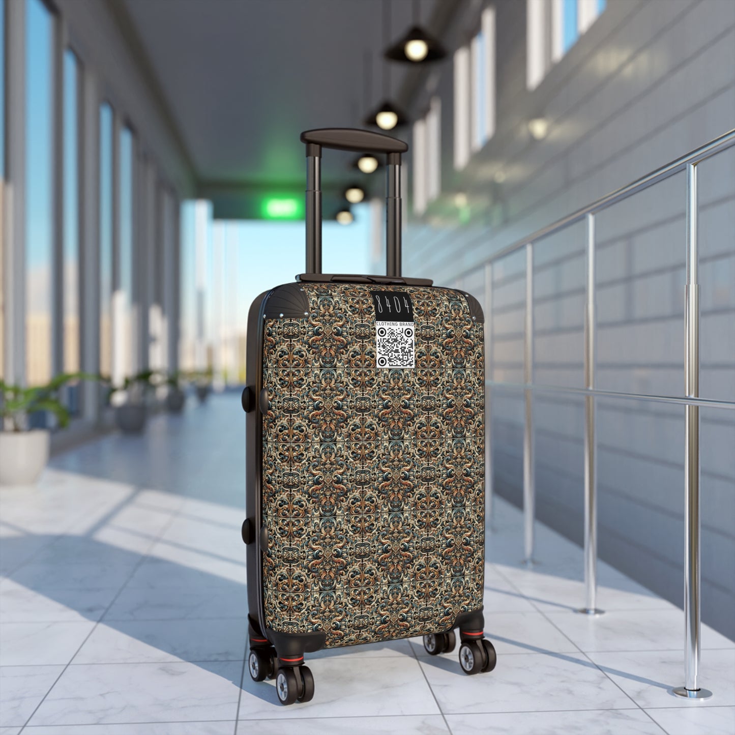 Urban Renaissance Historical Fusion With Street Edge Suitcase - 8404 Design-59