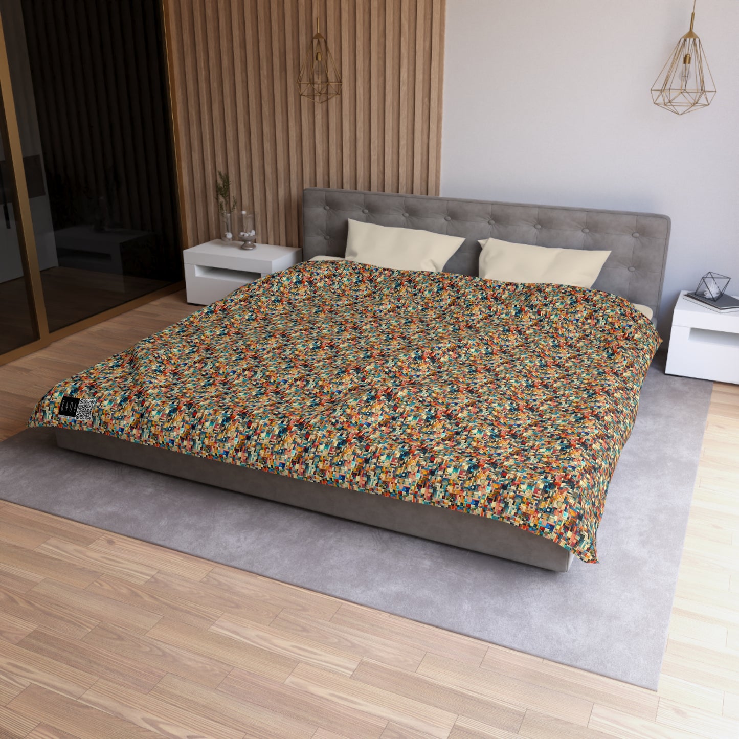 Digital Artistic Expression Artistic Streetwear Microfiber Duvet Cover - 8404 Design-46
