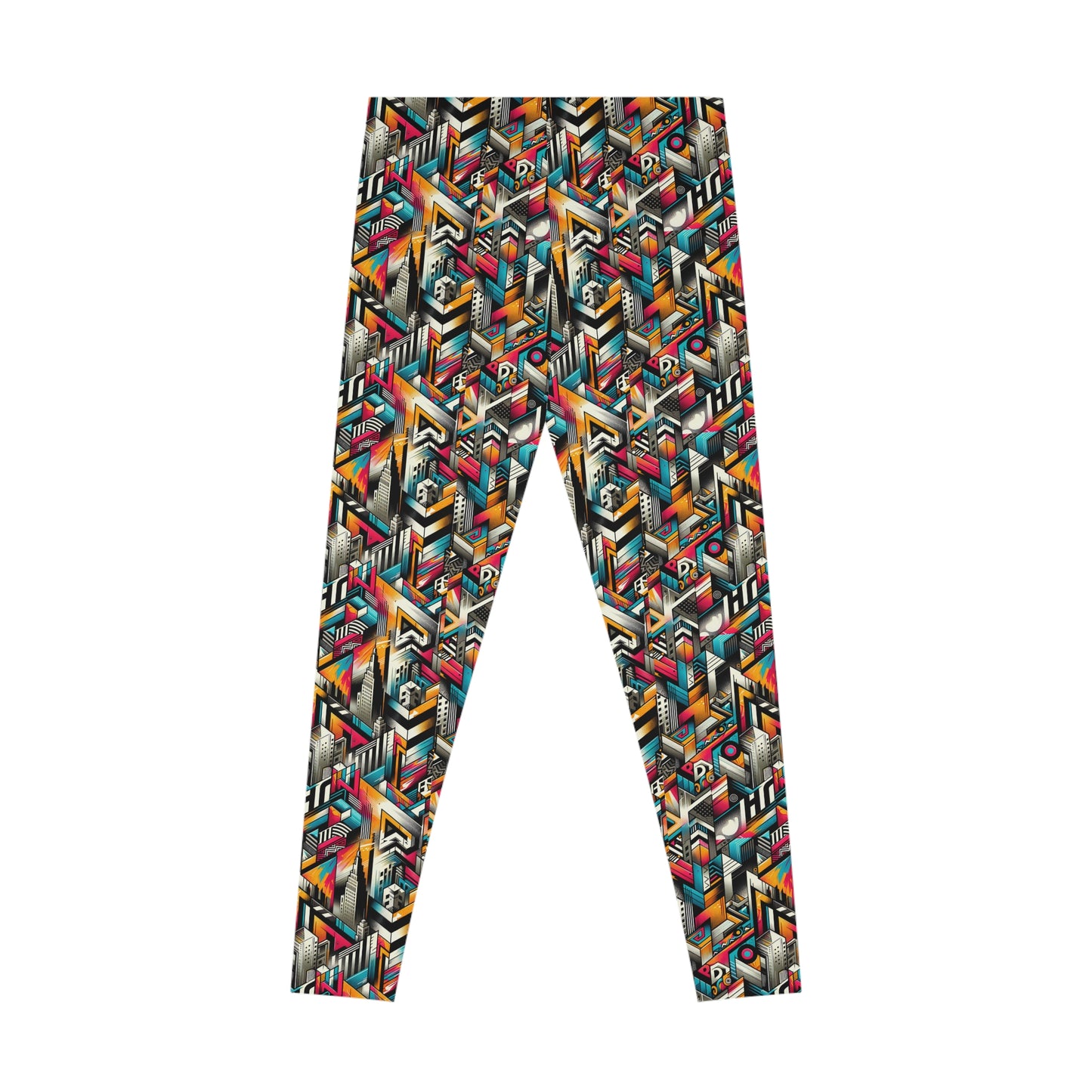 Graffiti Revival Urban Street Art Stretch Leggings - 8404 Design-62