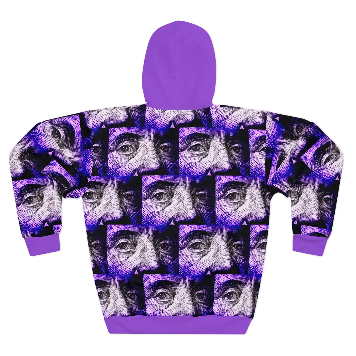 8404 Unisex Adult's "benny" Fashion Pullover Hoodie in Violet