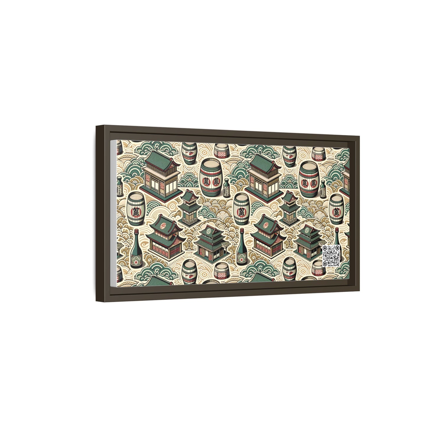 Cultural Artisanal Fusion Contemporary Cultural Elegance Matte Canvas, Framed (multi-Color) - 8404 Design-68 B