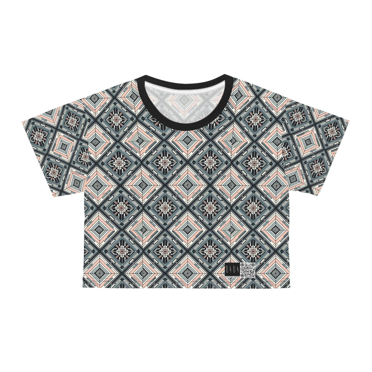 Tech Minimalism Minimalist Tech Crop Tee - 8404 Design-60