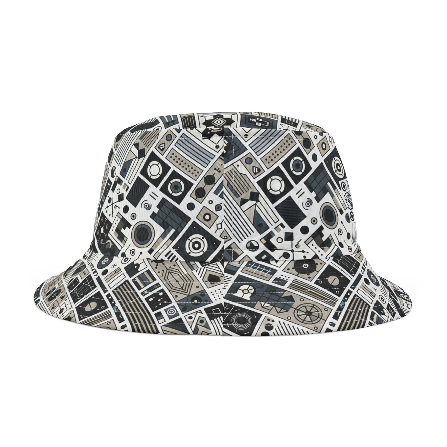 Digital Minimalism Minimalist Tech Bucket Hat - 8404 Design-45