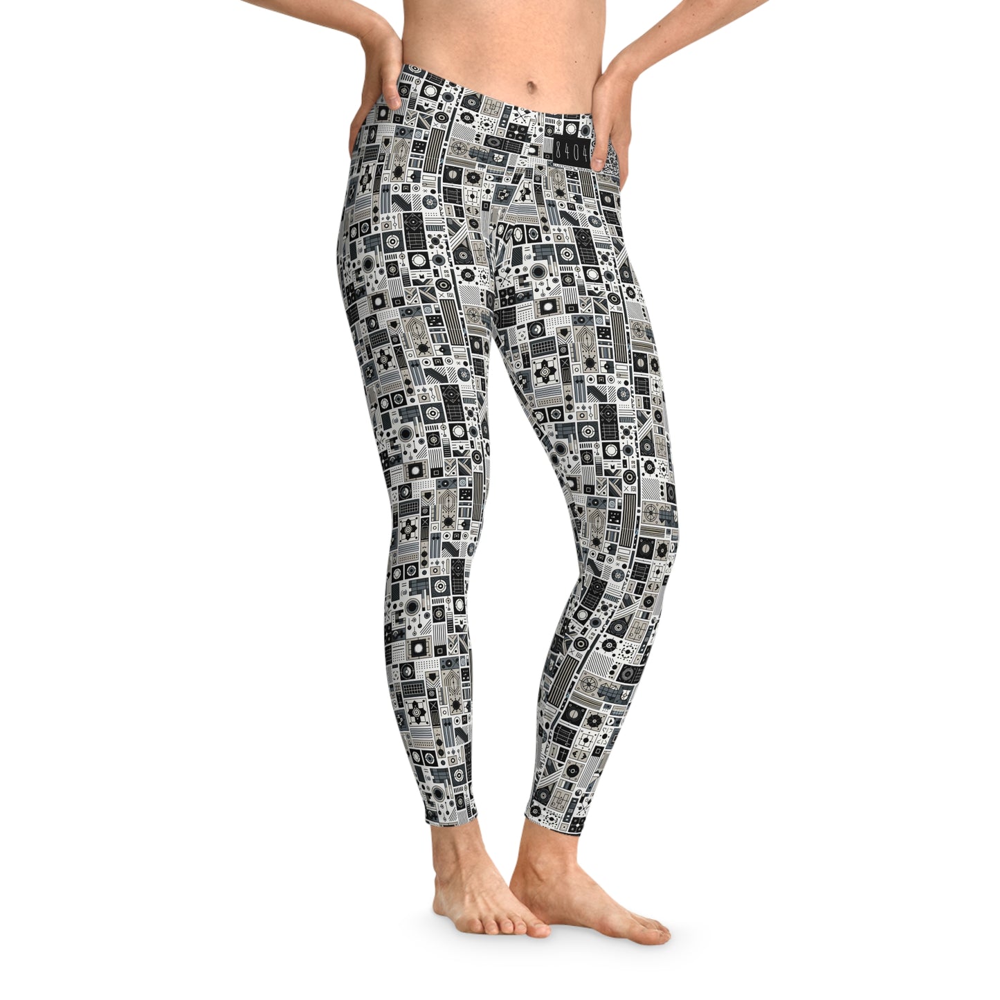 Digital Minimalism Minimalist Tech Stretch Leggings - 8404 Design-45