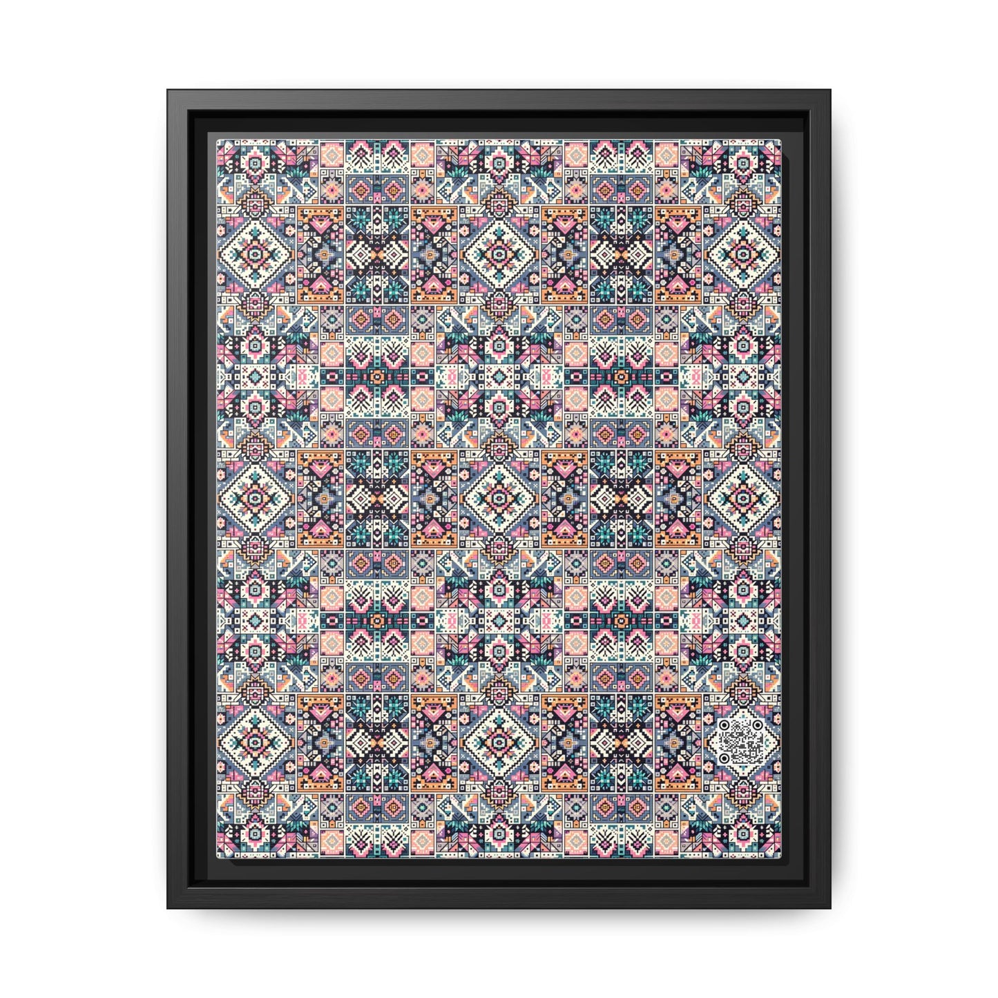 Matte Canvas, Framed (multi-Color) - 8404 Design-01