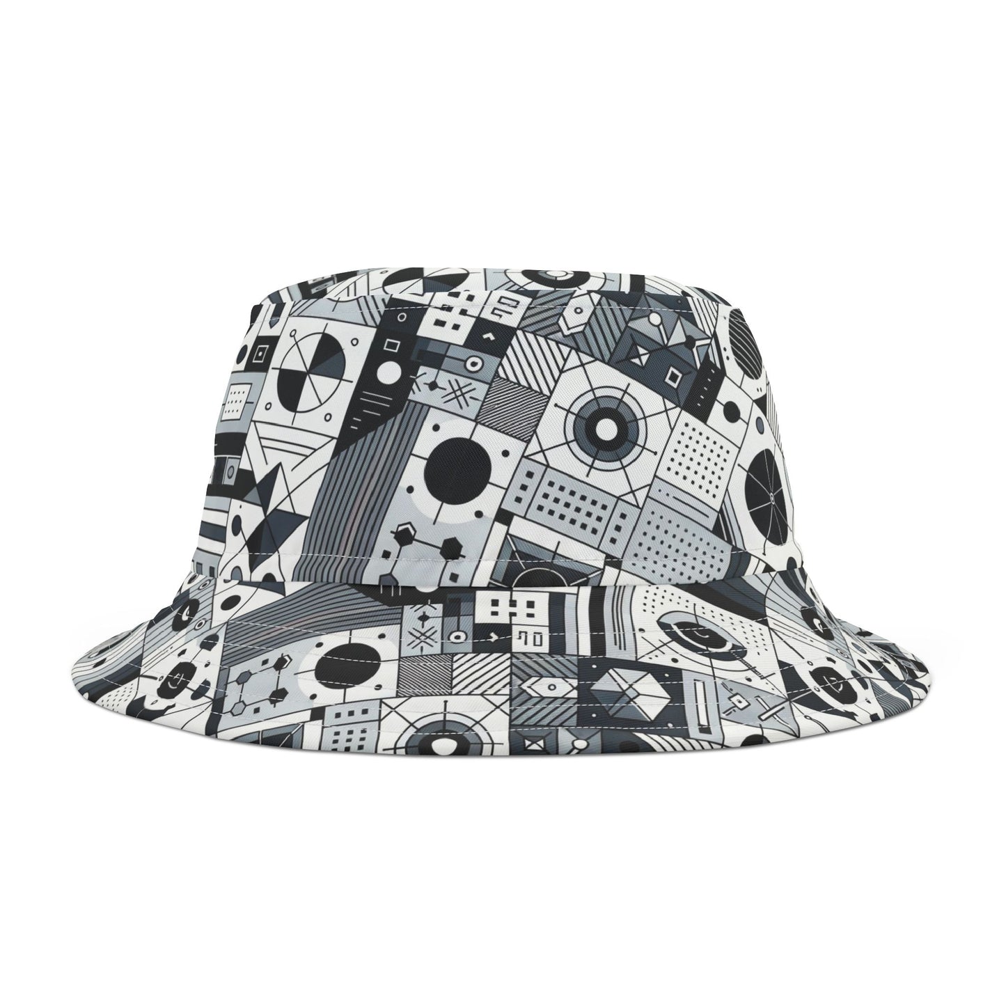 Digital Minimalism Minimalist Tech Bucket Hat - 8404 Design-65