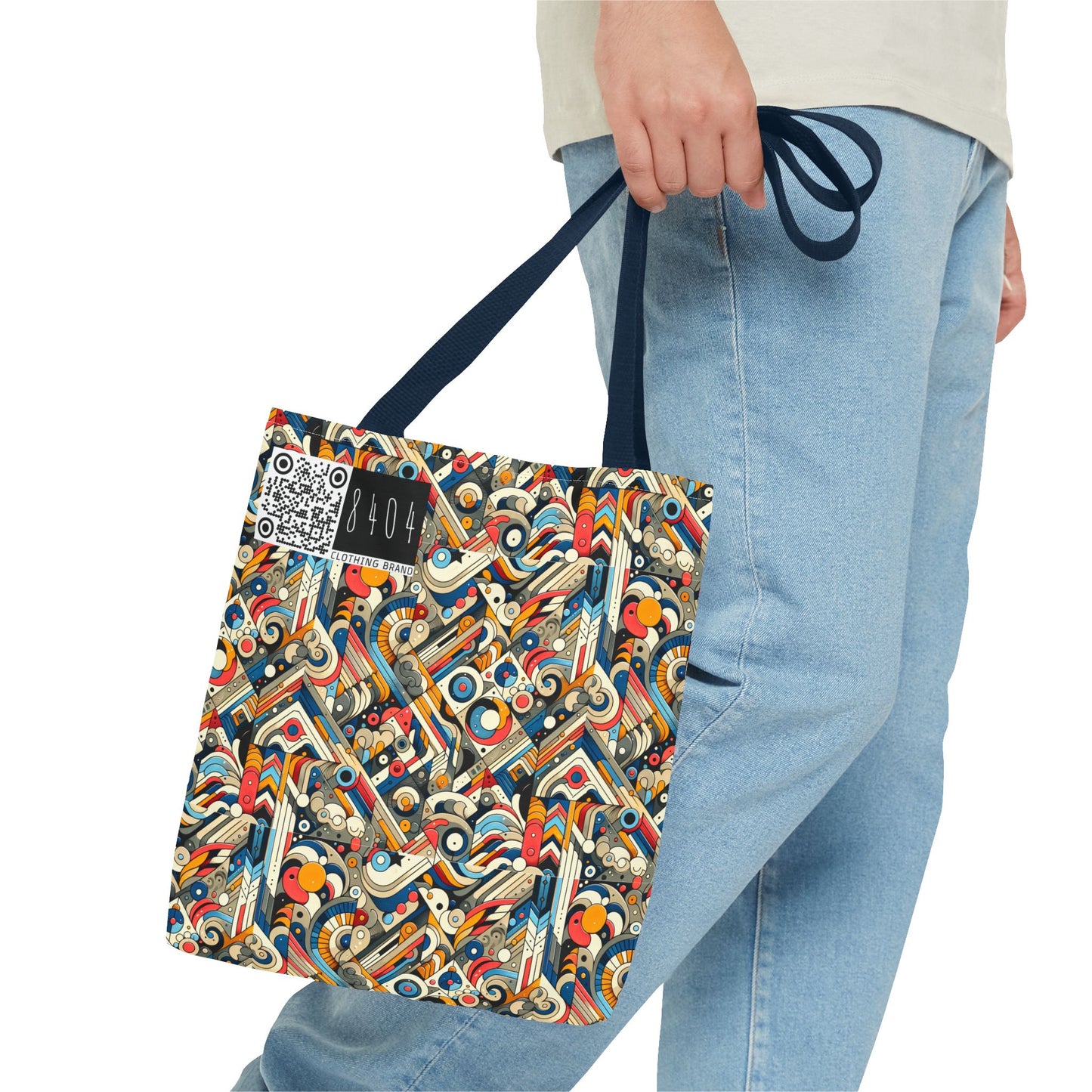 Abstract Graphic Art Modern Artistic Expression Tote Bag - 8404 Design-62