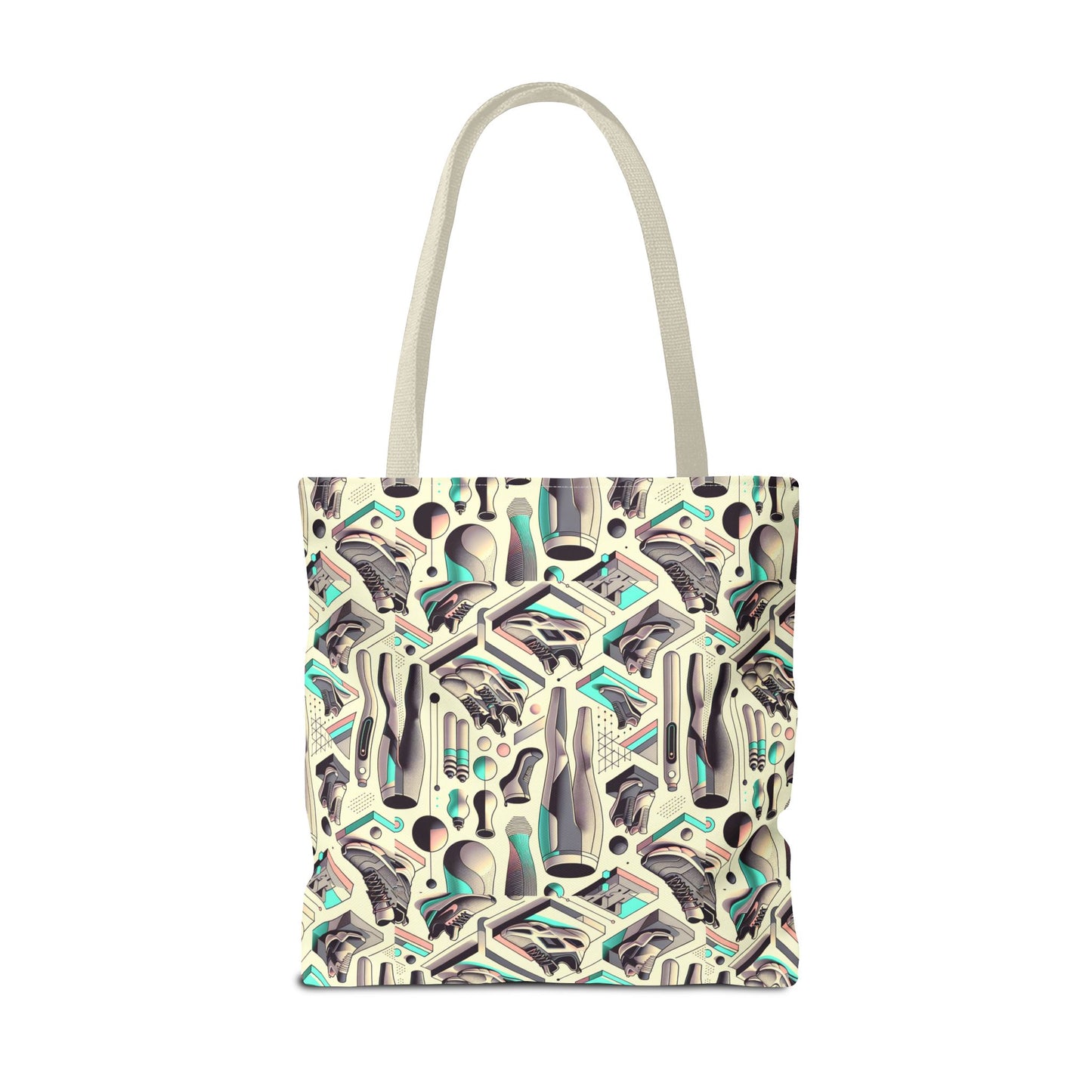 Tech-Infused Athleisure Futuristic Athletic Tech Tote Bag - 8404 Design-44