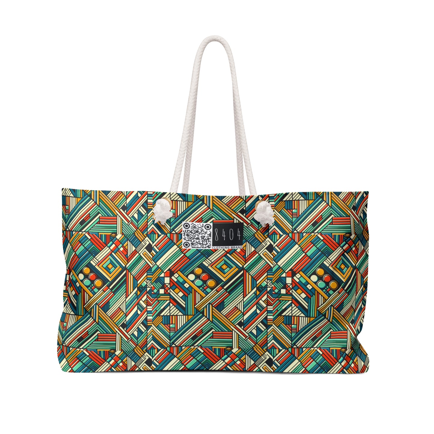 Abstract Graphic Art Modern Artistic Expression Weekender Bag - 8404 Design-67