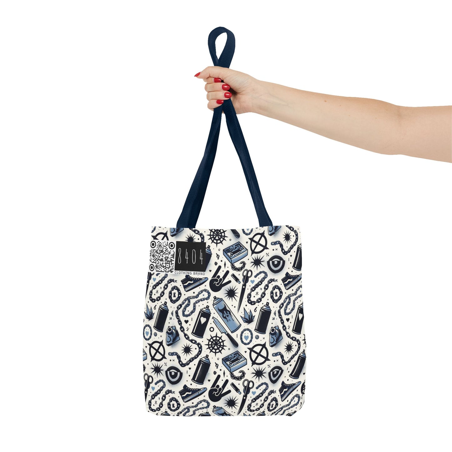 Cultural Rebellion Graphics Edgy and Rebellious With a Hint of Nostalgia Tote Bag - 8404 Design-57