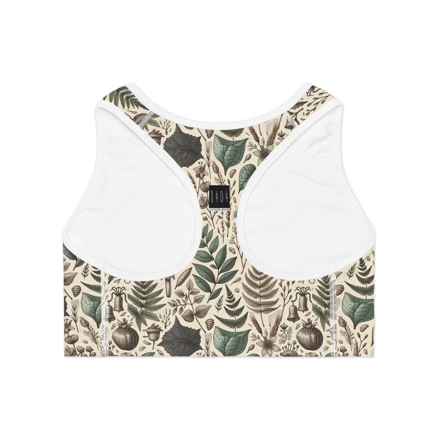 Sustainable Streetwear Modern Eco-Conscious Sports Bra - 8404 Design-57