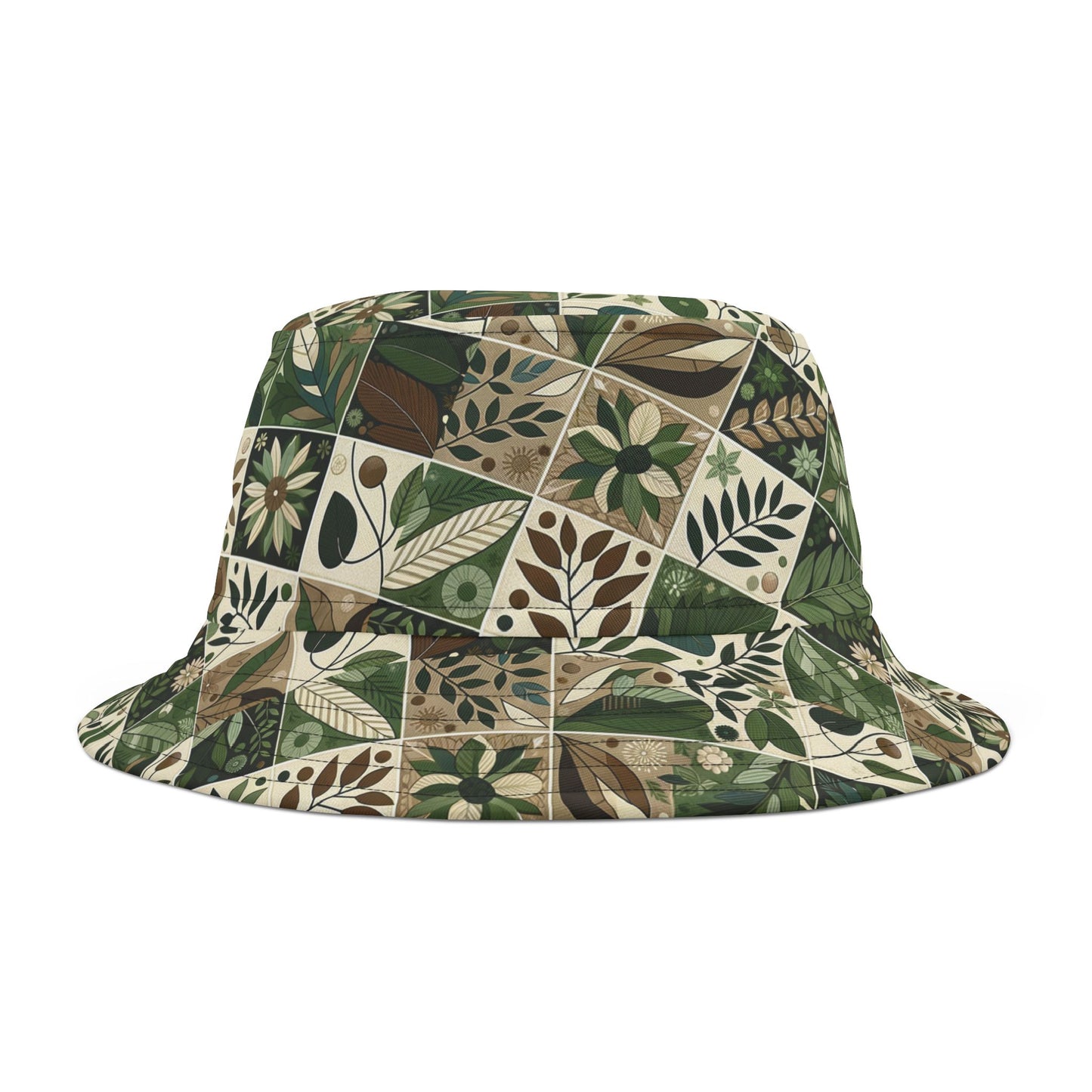 Streetwear Sustainability Environmentally Conscious Streetwear with a Natural Aesthetic Bucket Hat - 8404 Design-57