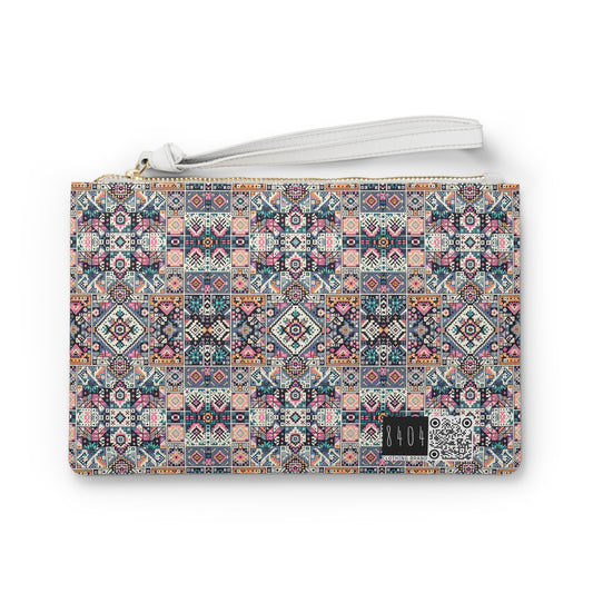 Digital Artisanal Fusion Digital Artisanal Clutch Bag - 8404 Design-65