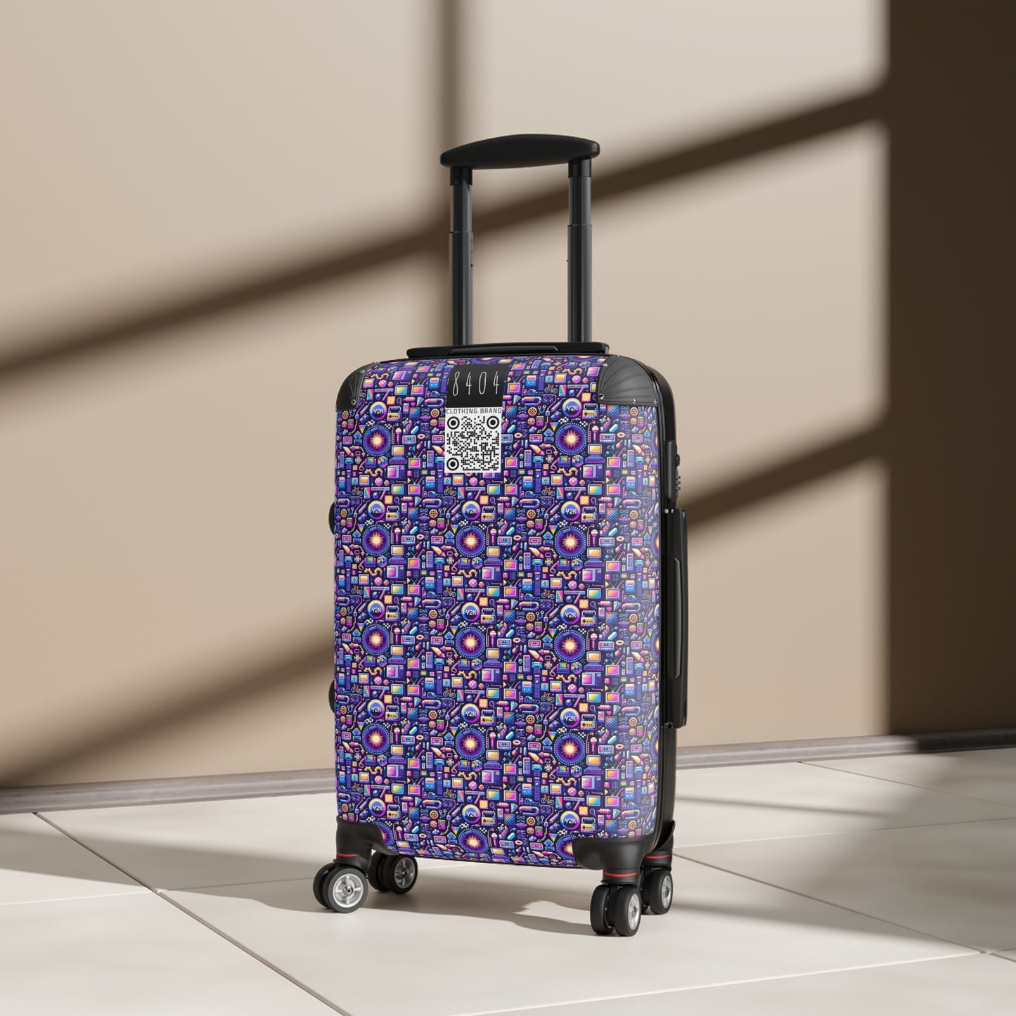 Digital Nostalgia Modern Retro Fusion Suitcase - 8404 Design-64