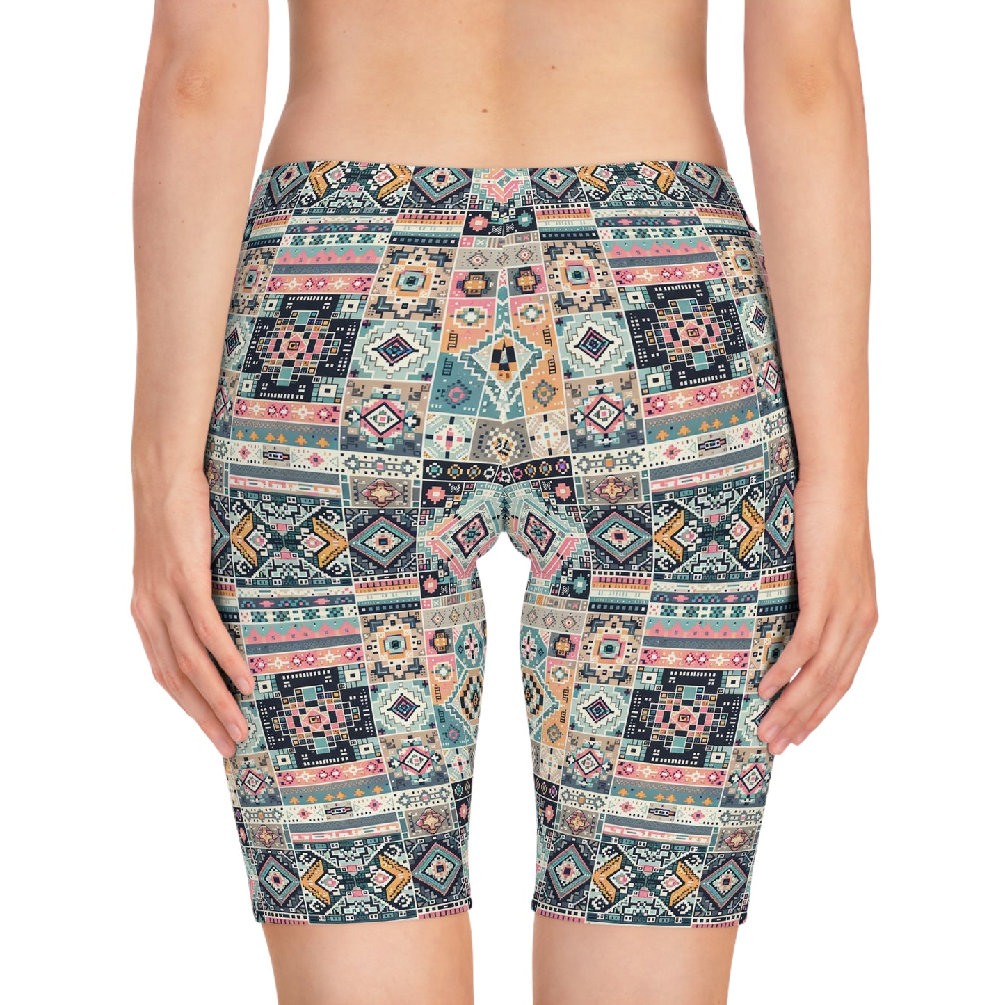 Digital Artisanal Fusion Digital Artisanal Women's Bike Shorts - 8404 Design-55