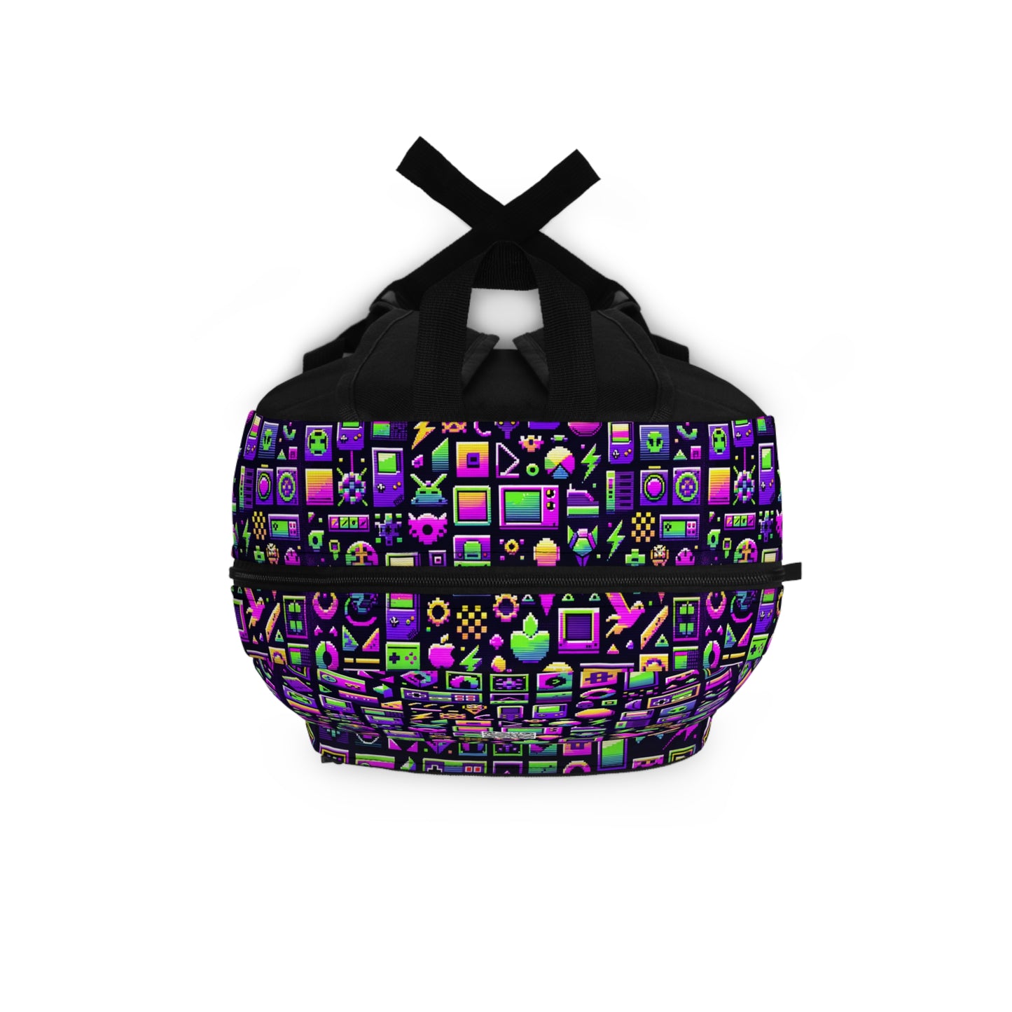 Digital Nostalgia Remix Modern Vintage Fusion Backpack - 8404 Design-49